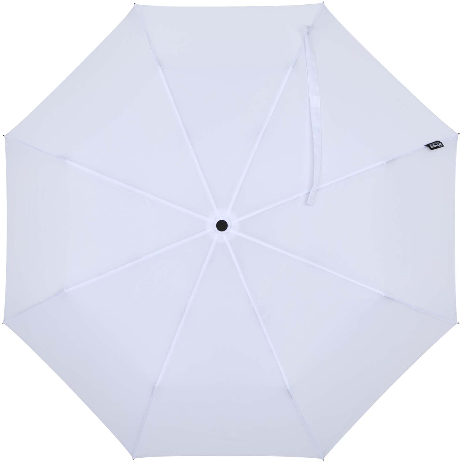 Parapluies pliables publicitaires - Parapluie pliable Agnes 21 pouces à ouverture automatique en RPET - 1