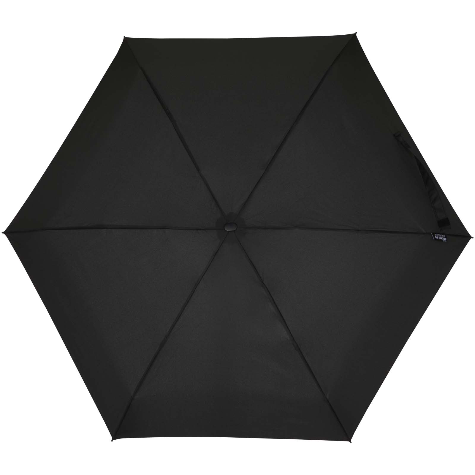 Parapluies pliables publicitaires - Parapluie pliable compact Jill 19 pouces à 5 baleines en RPET - 2
