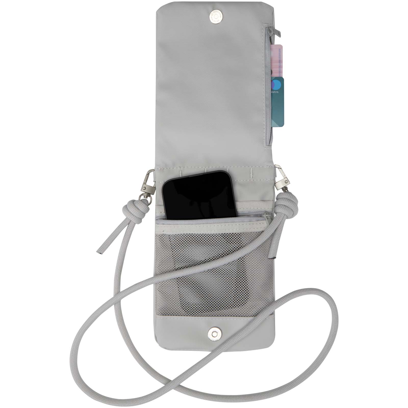 Accessoires de voyage publicitaires - Pochette pour accessoires SMART RFID  - 4