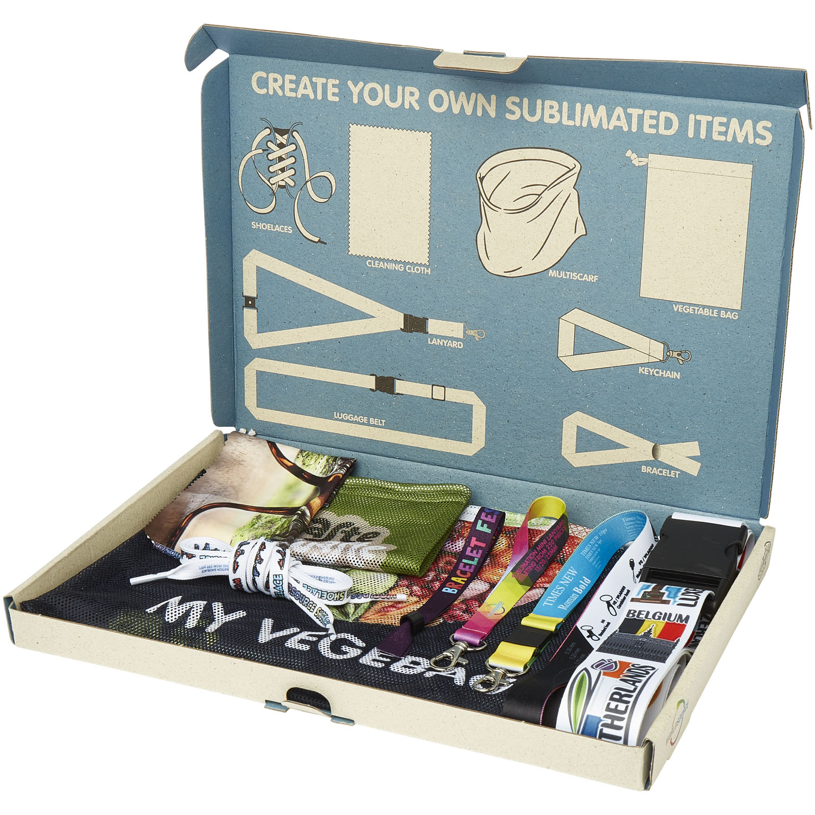 Advertising Outdoor Items - Sublimation sample box - 3