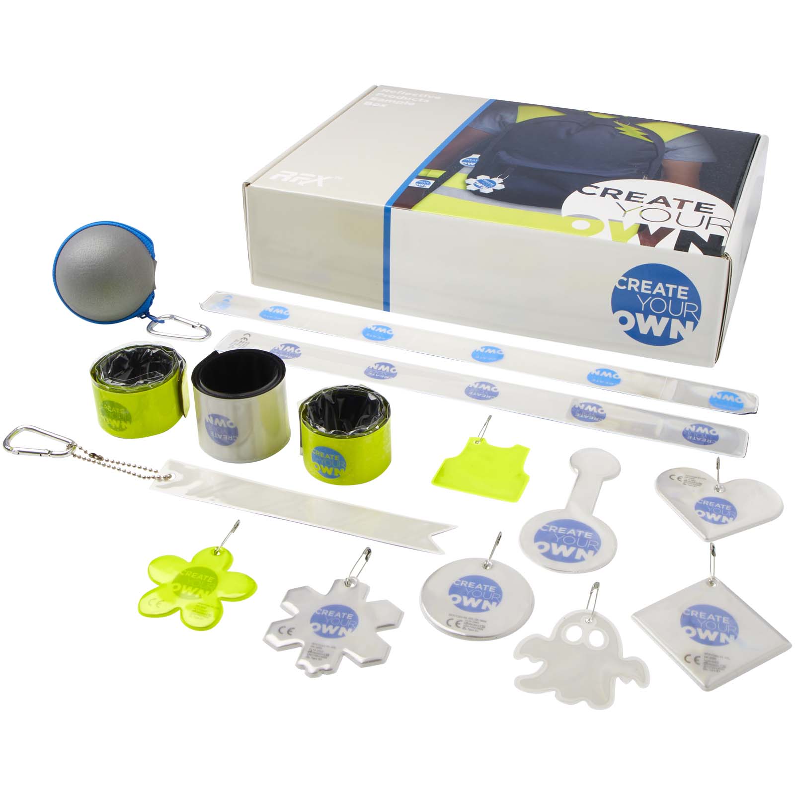 Reflective Items - Reflective products sample box