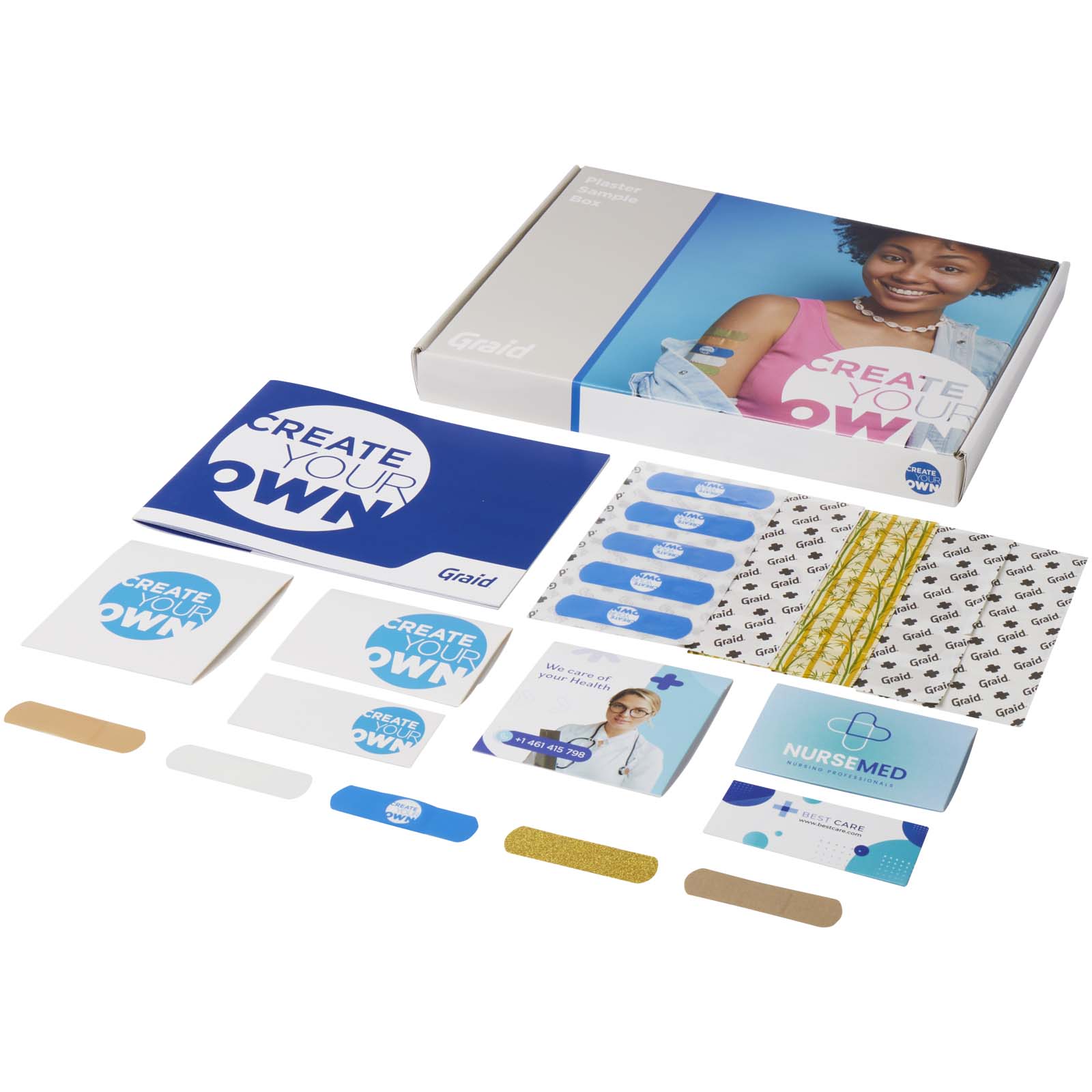 Advertising First Aid Kits - Plaster sample box  - 0