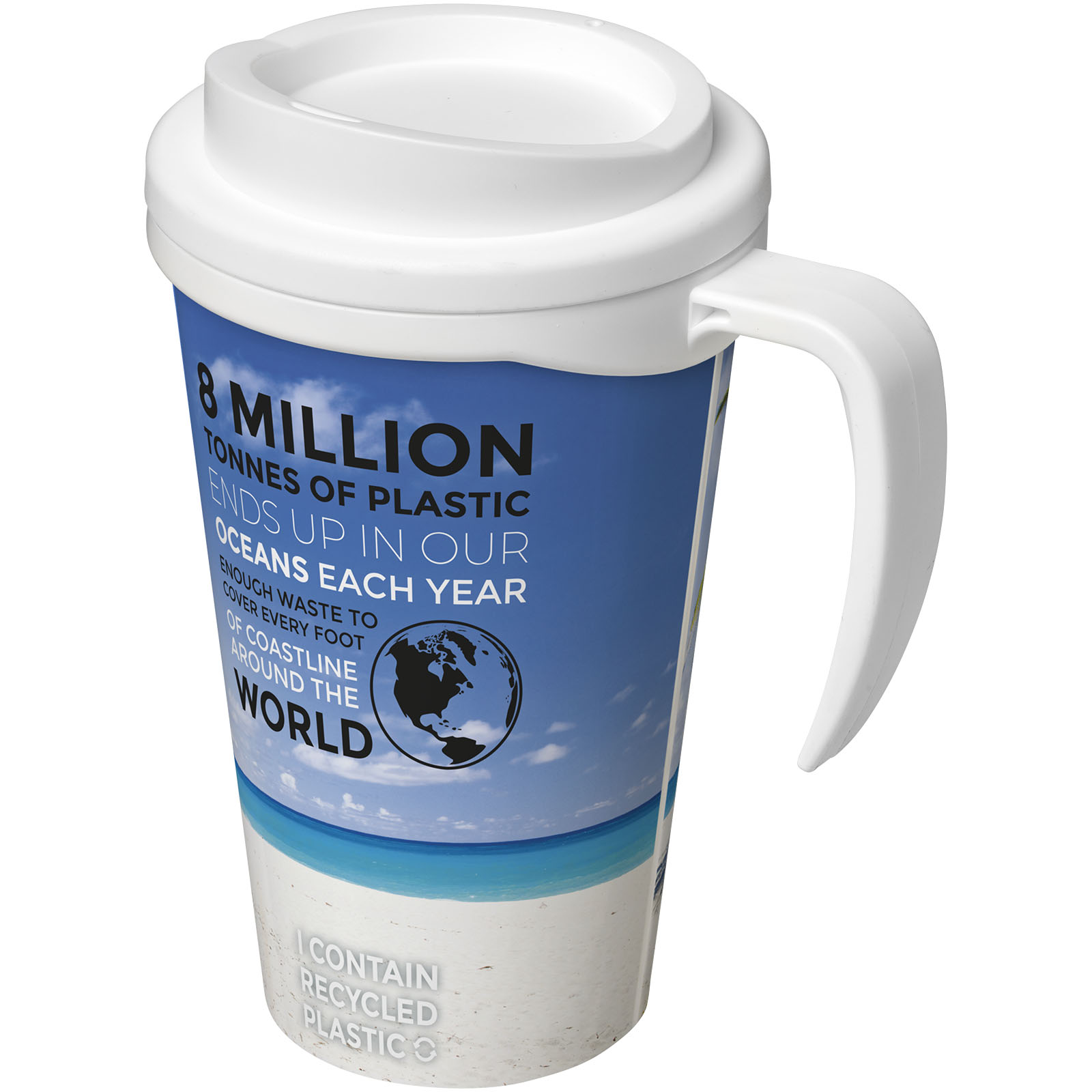 Mugs isothermes publicitaires - Mug isolant Brite-Americano® grande 350ml - 0