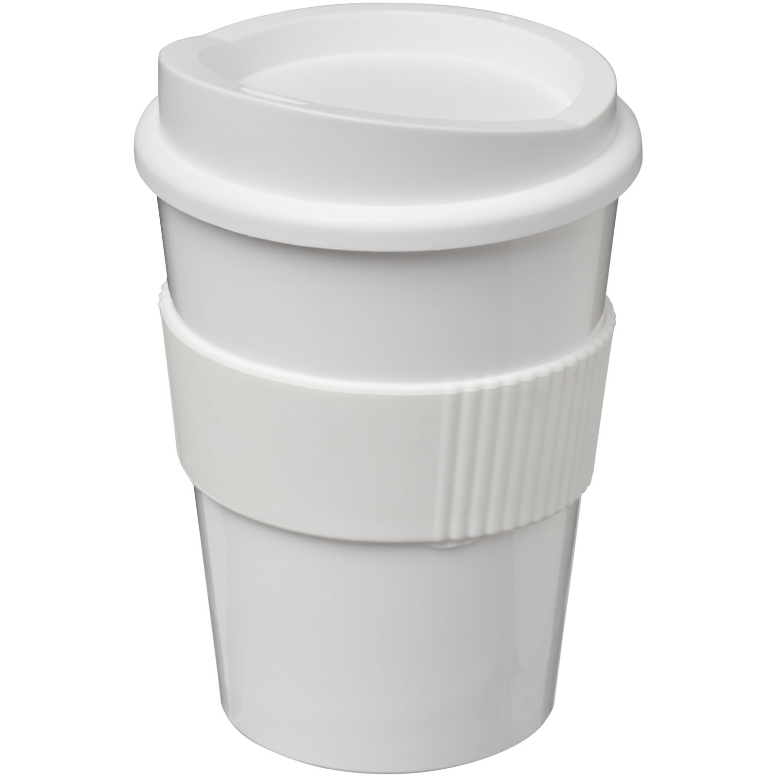 Advertising Travel mugs - Americano® Medio 300 ml tumbler with grip - 0