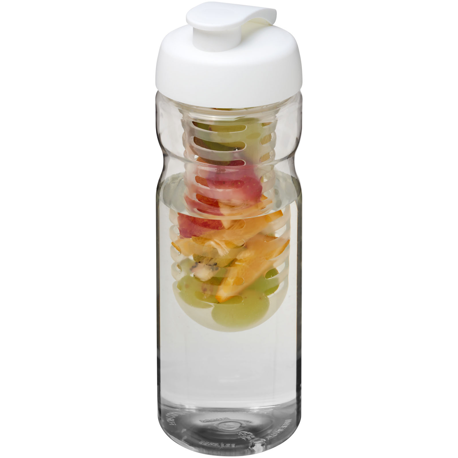 Advertising Infuser bottles - H2O Active® Base 650 ml flip lid sport bottle & infuser - 0