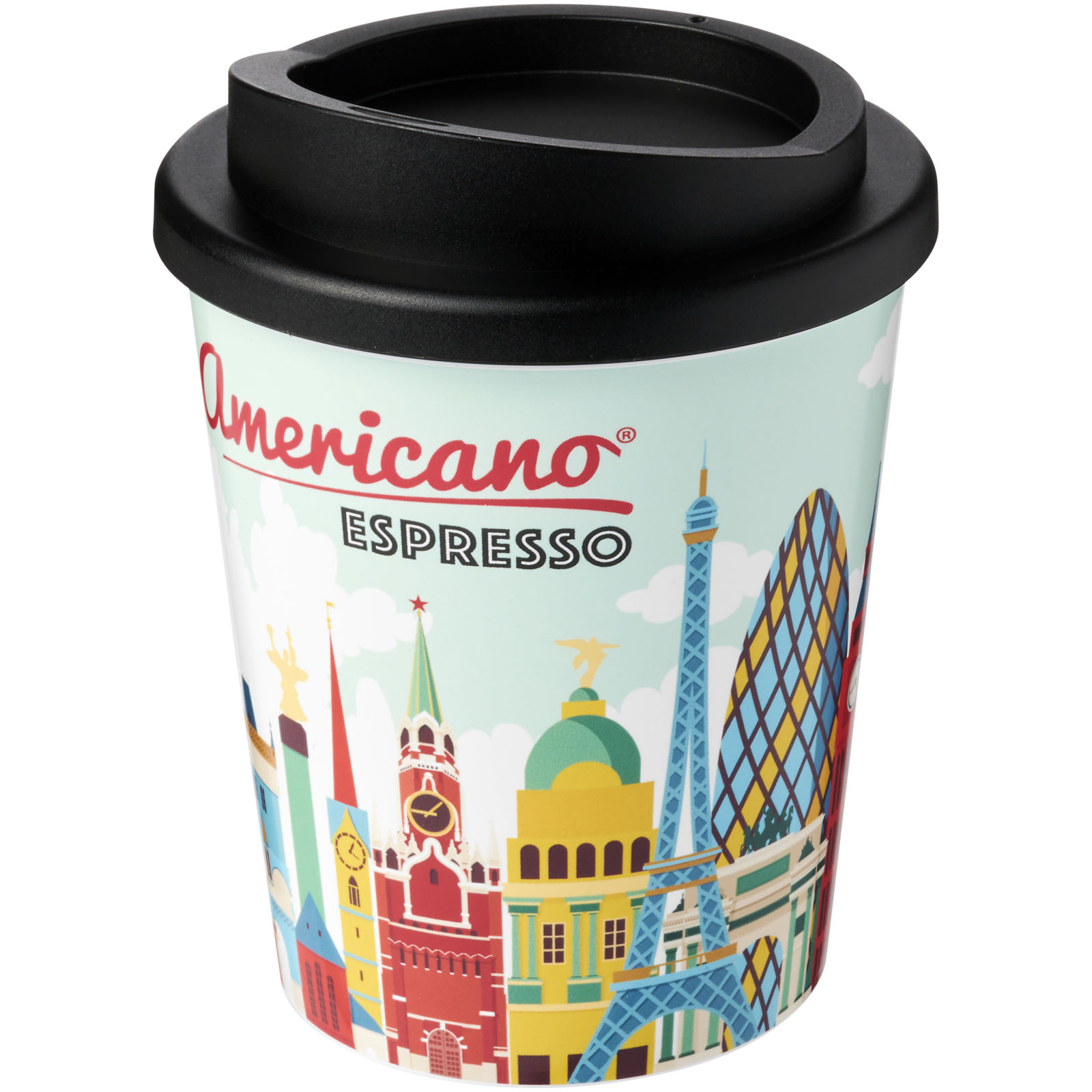 Mugs isothermes publicitaires - Gobelet isolant à espresso Brite-Americano® 250ml - 0