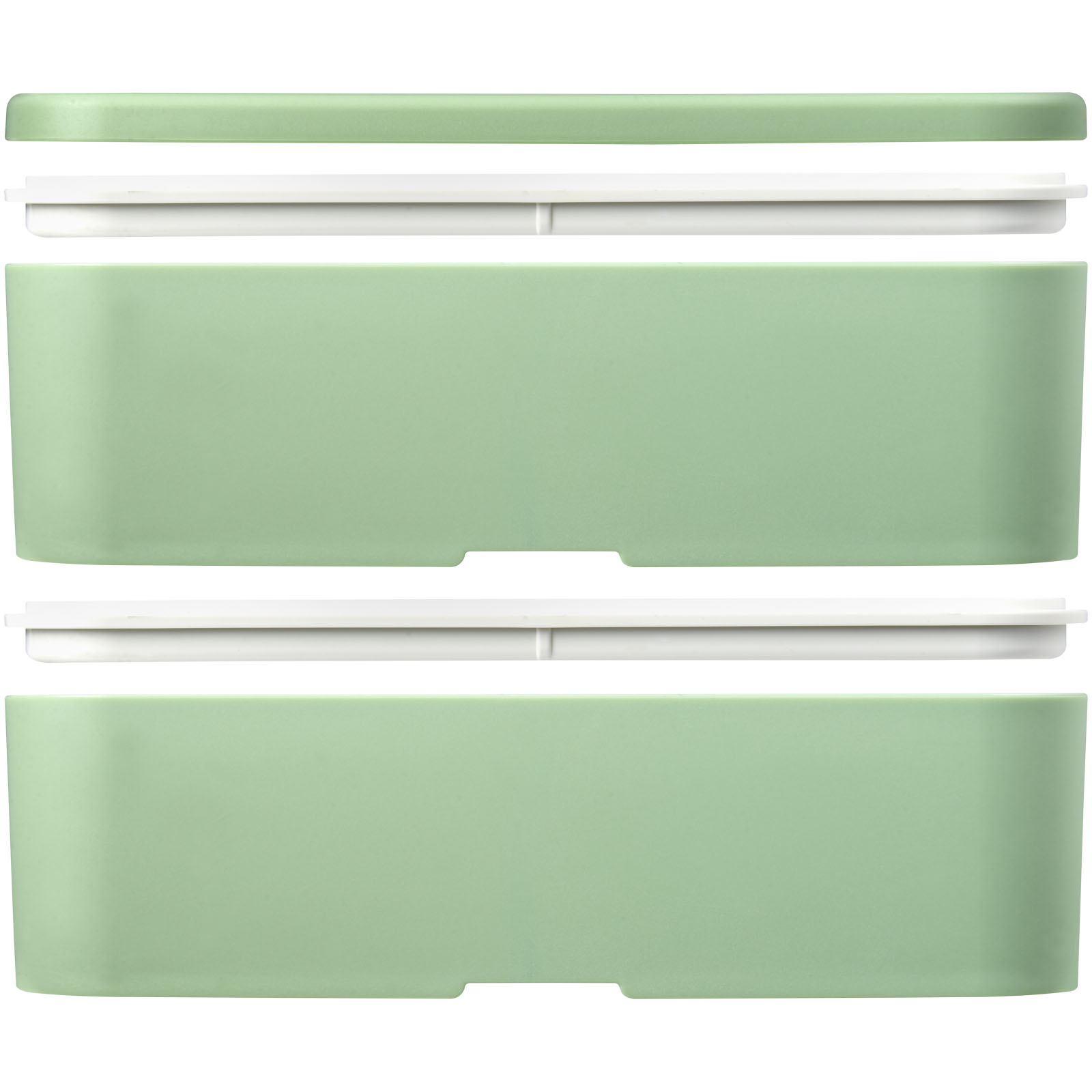 Boîtes-repas publicitaires - Boite repas 700+700 ml MIYO Renew à deux blocs - 4