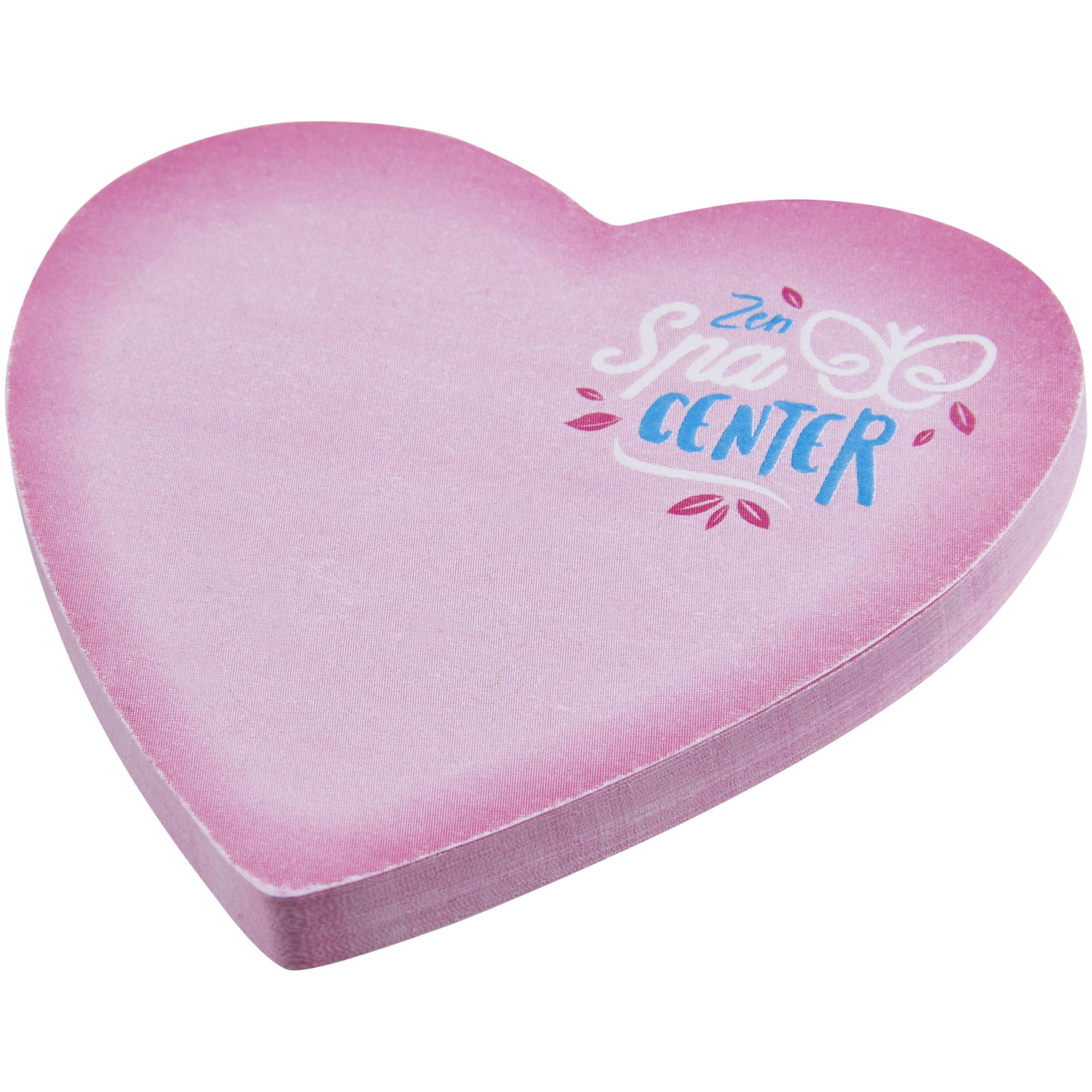 Advertising Sticky Notes - Sticky-Mate® heart-shaped recycled sticky notes - 0