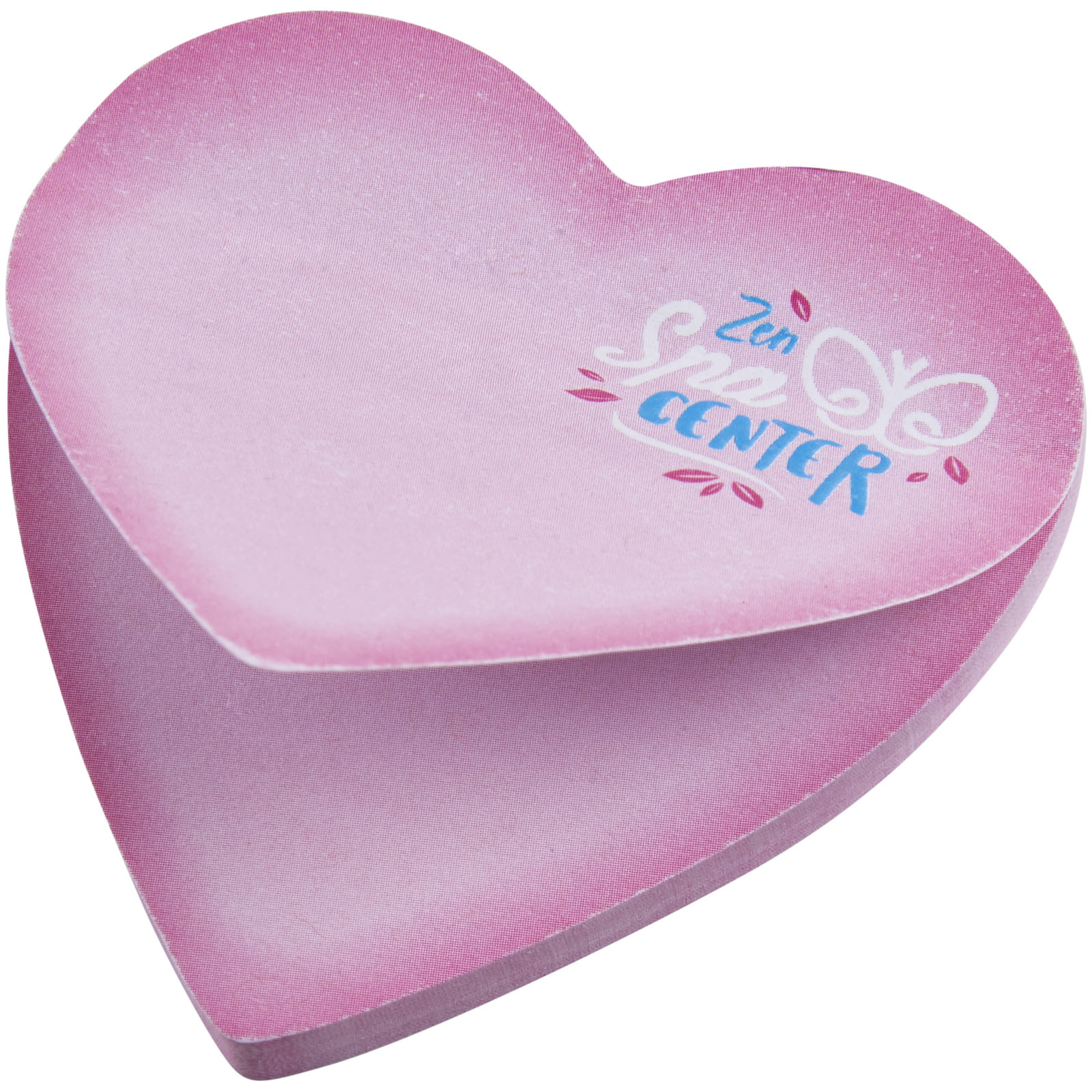 Advertising Sticky Notes - Sticky-Mate® heart-shaped recycled sticky notes - 2