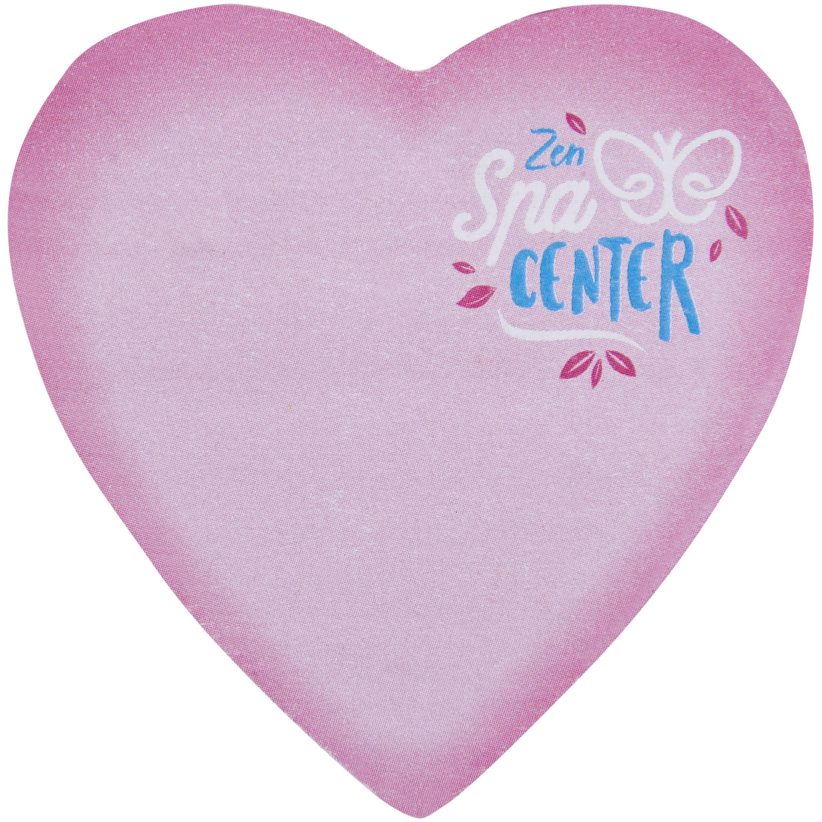 Advertising Sticky Notes - Sticky-Mate® heart-shaped recycled sticky notes - 4