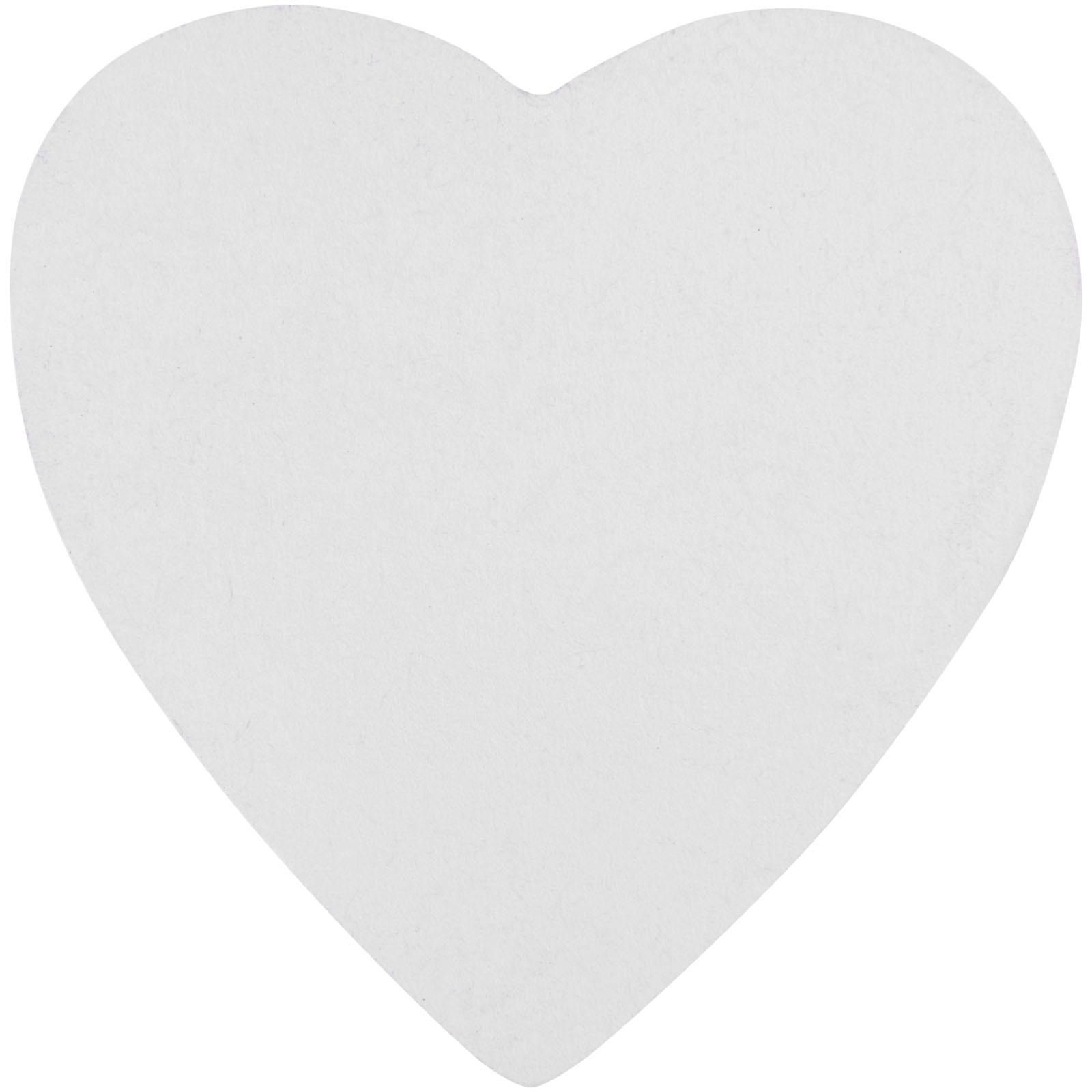 Advertising Sticky Notes - Sticky-Mate® heart-shaped recycled sticky notes - 1