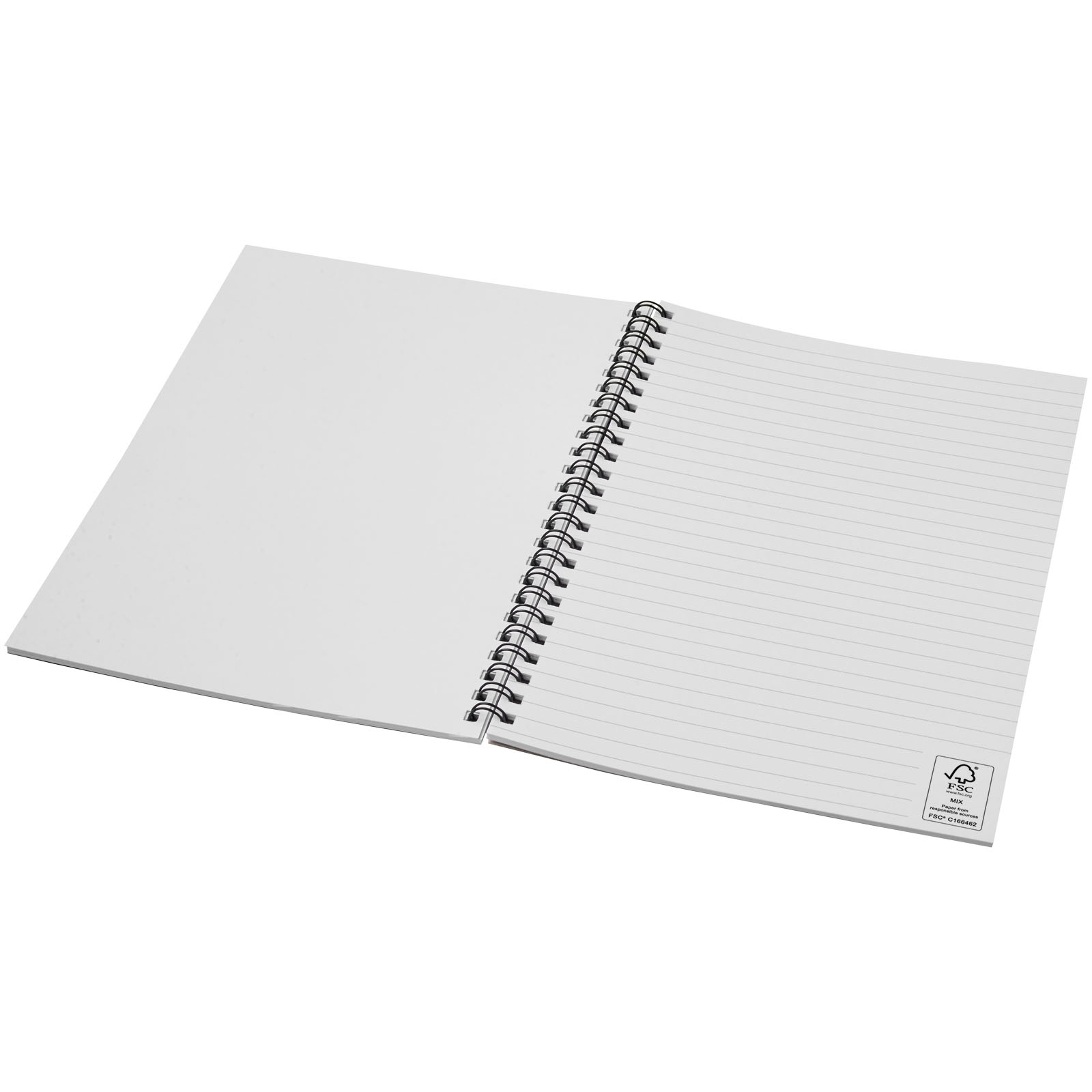 Carnets à couverture souple publicitaires - Carnet de notes spirales Desk-Mate® A5 coloré - 2