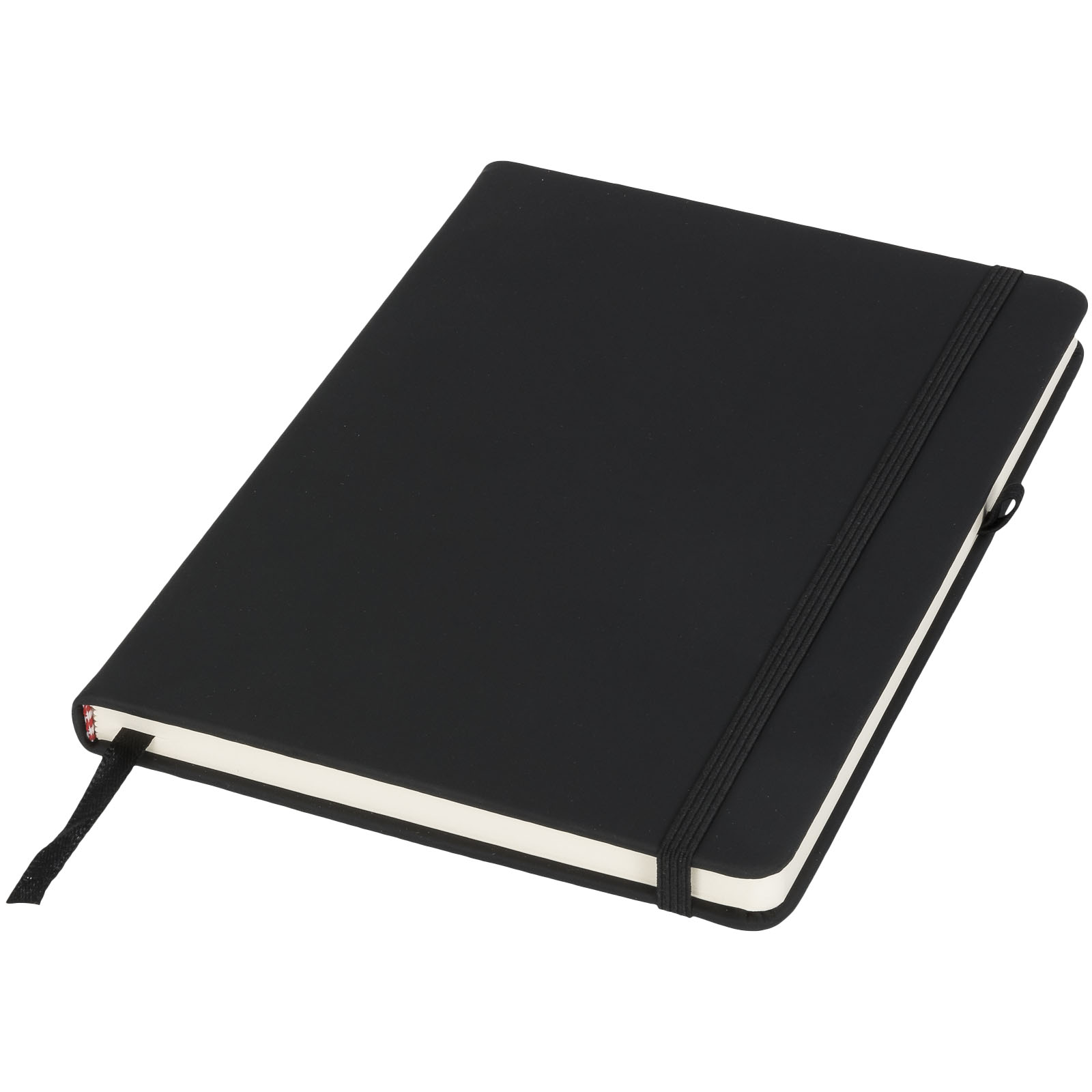 Bloc-notes couverture rigide publicitaires - Carnet de notes M Noir - 0