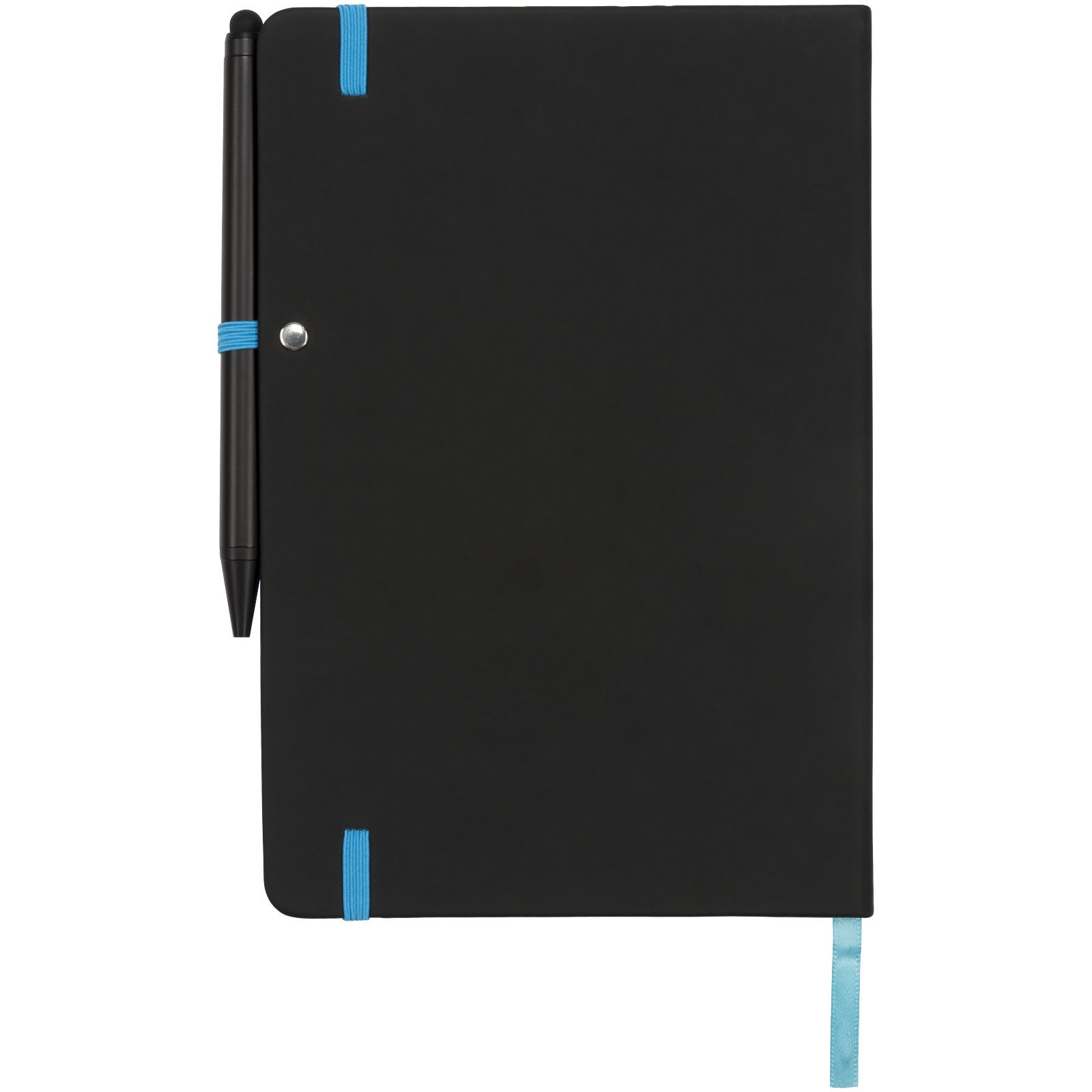 Bloc-notes couverture rigide publicitaires - Carnet de notes M Noir Edge - 2