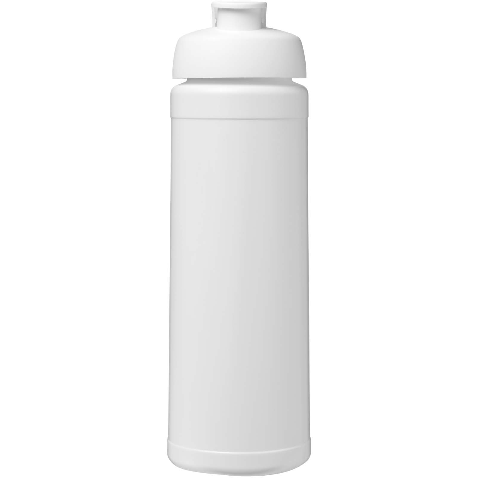 Bouteilles de sport publicitaires - Bouteille de sport Baseline Rise de 750 ml recyclée avec couvercle rabattable - 1