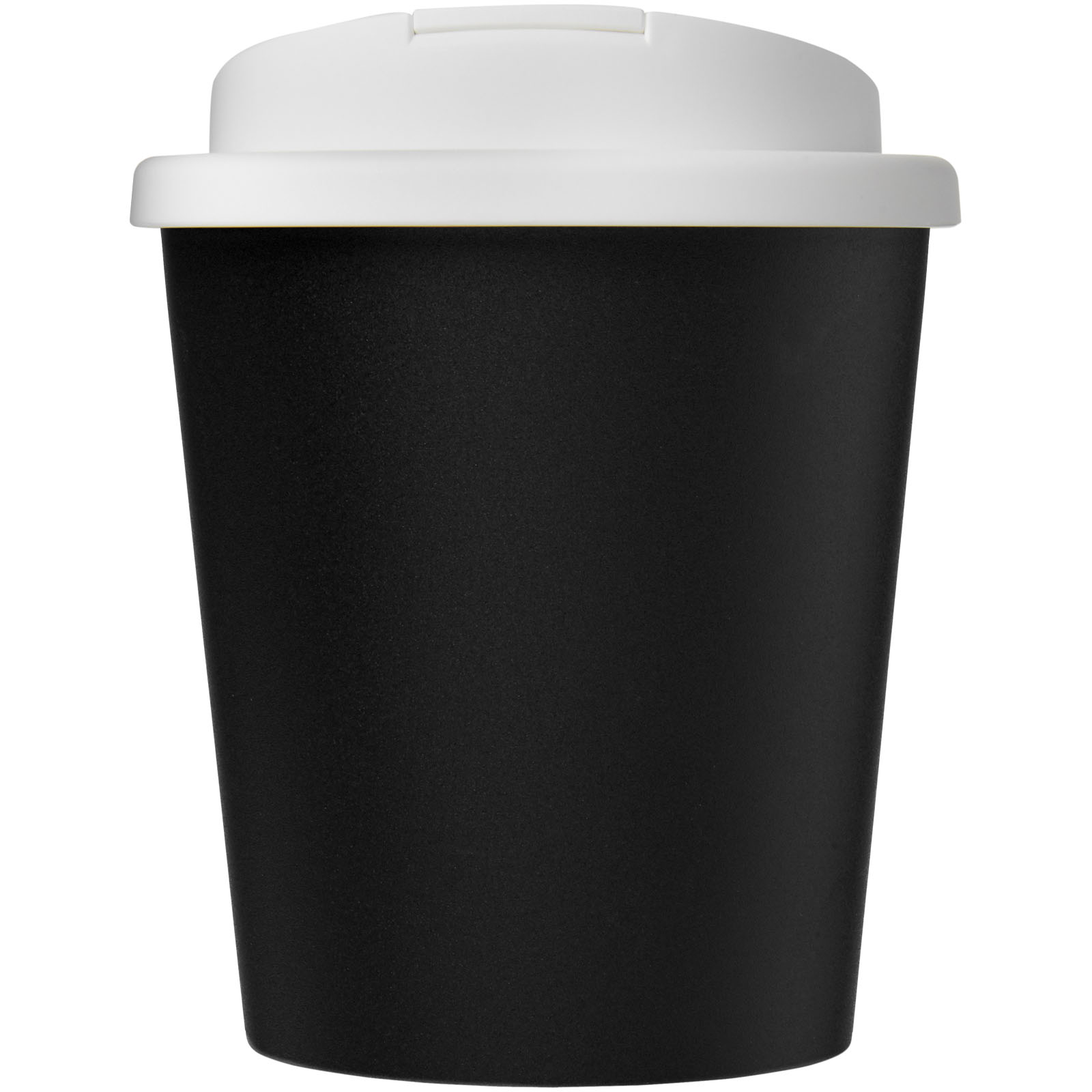 Mugs isothermes publicitaires - Gobelet recyclé Americano® Espresso Eco de 250 ml avec couvercle anti-déversement  - 1