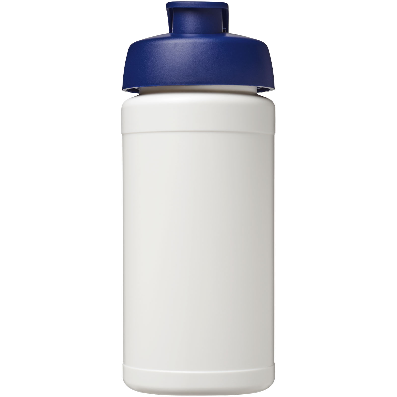 Bouteilles de sport publicitaires - Bouteille de sport Baseline de 500 ml recyclée avec couvercle rabattable - 1