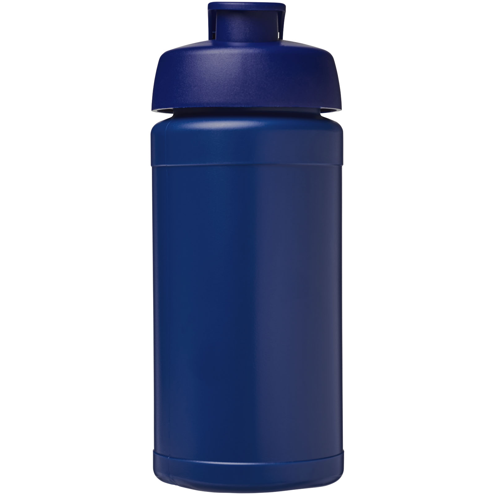 Bouteilles de sport publicitaires - Bouteille de sport Baseline de 500 ml recyclée avec couvercle rabattable - 1
