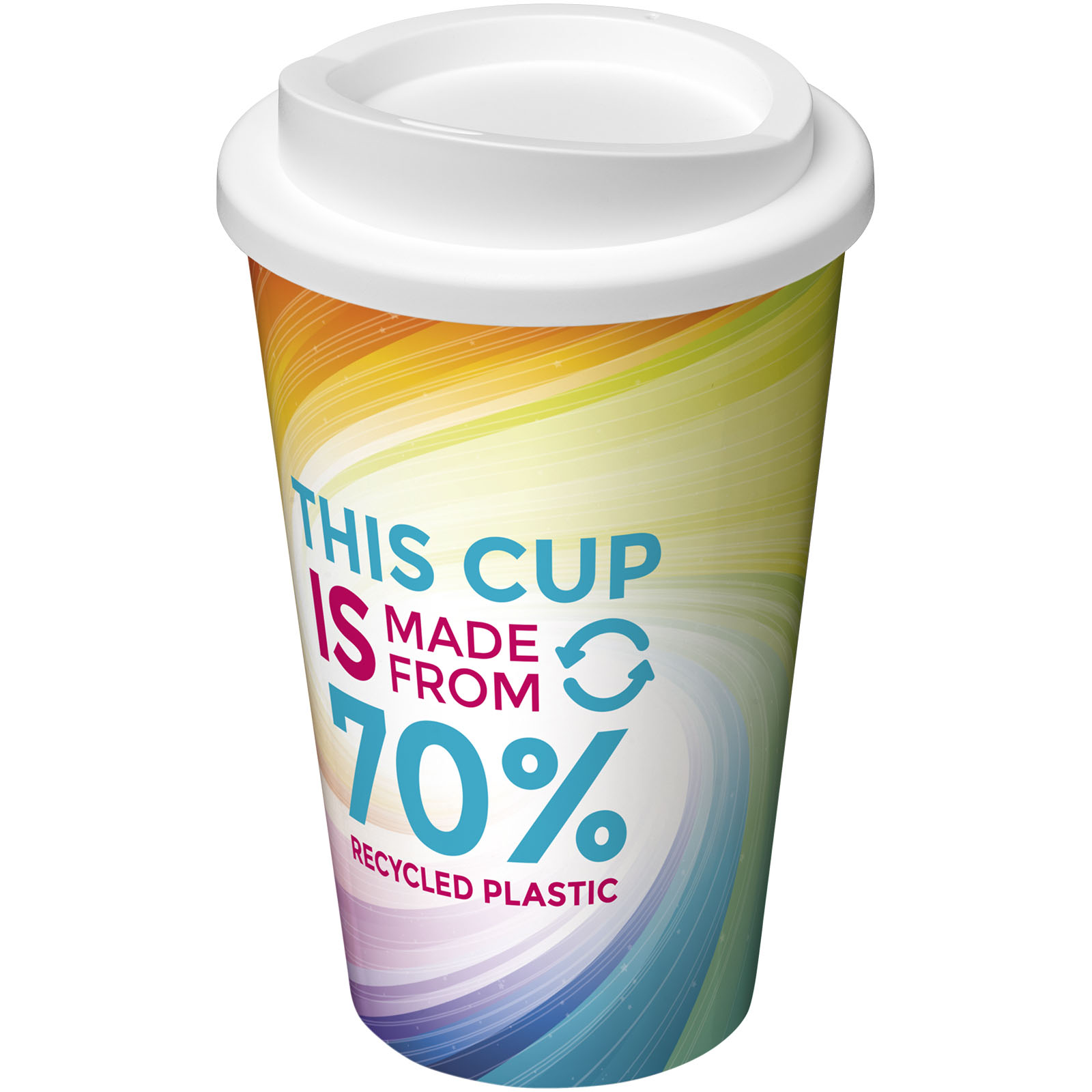 Advertising Insulated mugs - Brite-Americano® Eco 350 ml insulated tumbler - 0