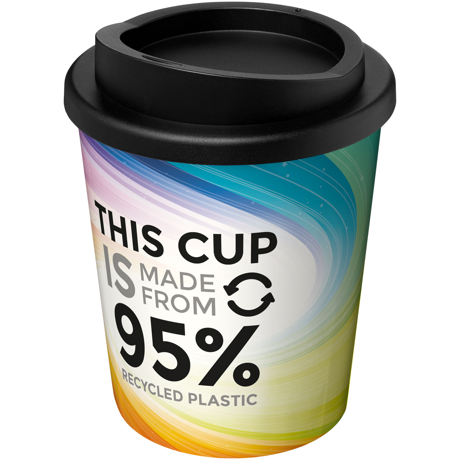 Advertising Insulated mugs - Brite-Americano® Espresso Recycled 250 ml insulated tumbler - 0