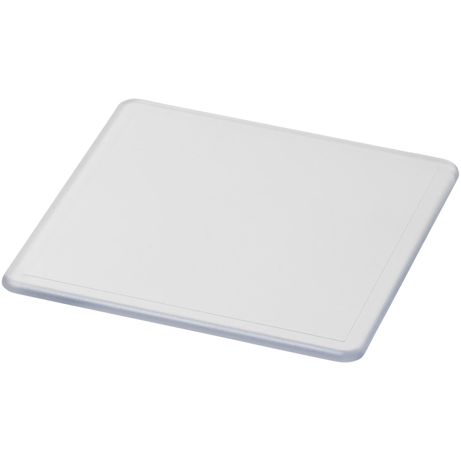 Advertising Home Accessories - Renzo square plastic coaster - 3