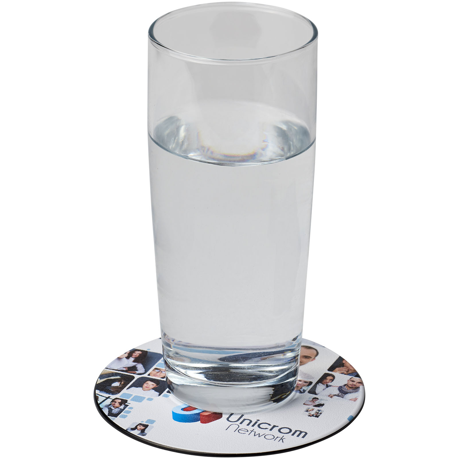 Accessoires pour la maison publicitaires - Sous-verre rond Brite-Mat® - 0