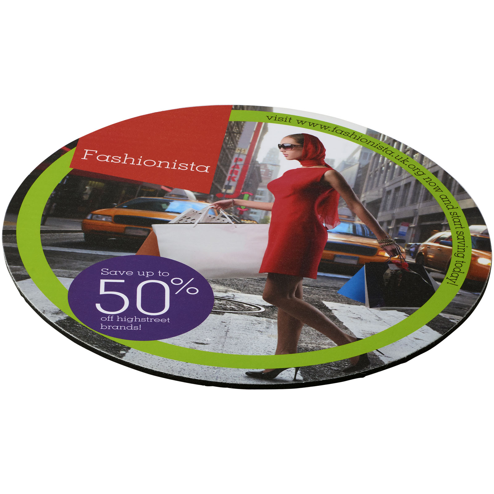 Advertising Computer Accessories - Q-Mat® round mouse mat - 2