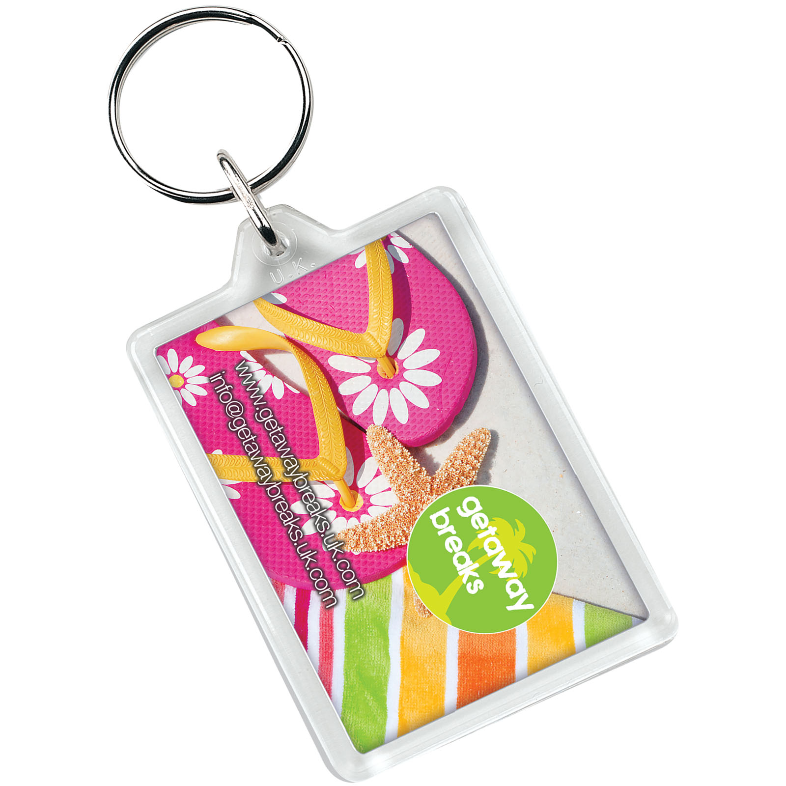 Advertising Keychains & Keyrings - Vito C1 rectangular keychain - 0