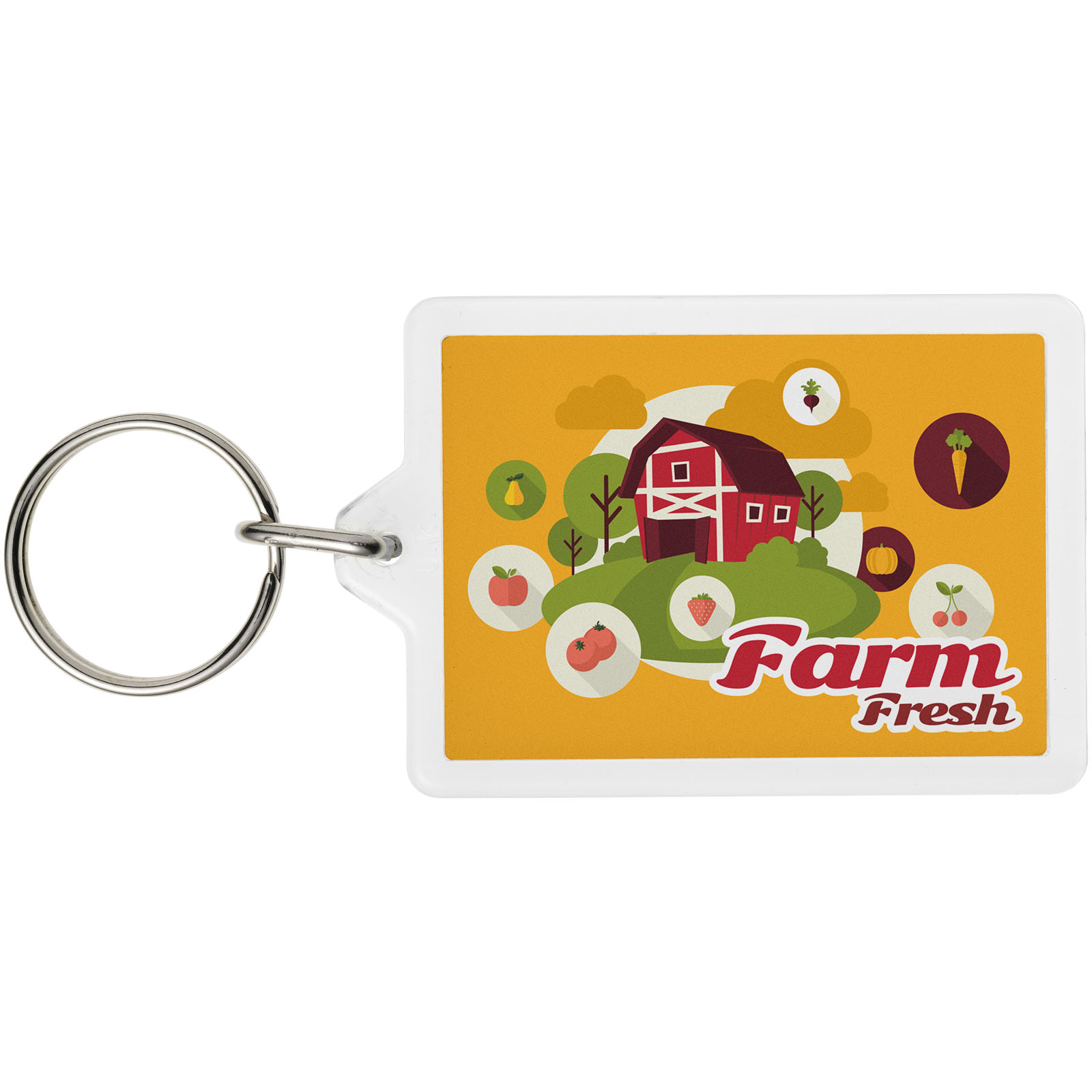 Advertising Keychains & Keyrings - Vito C1 rectangular keychain - 2