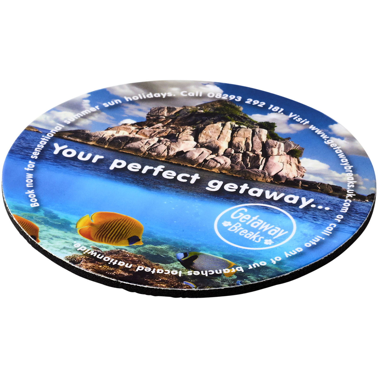 Advertising Home Accessories - Q-Mat® round coaster - 0