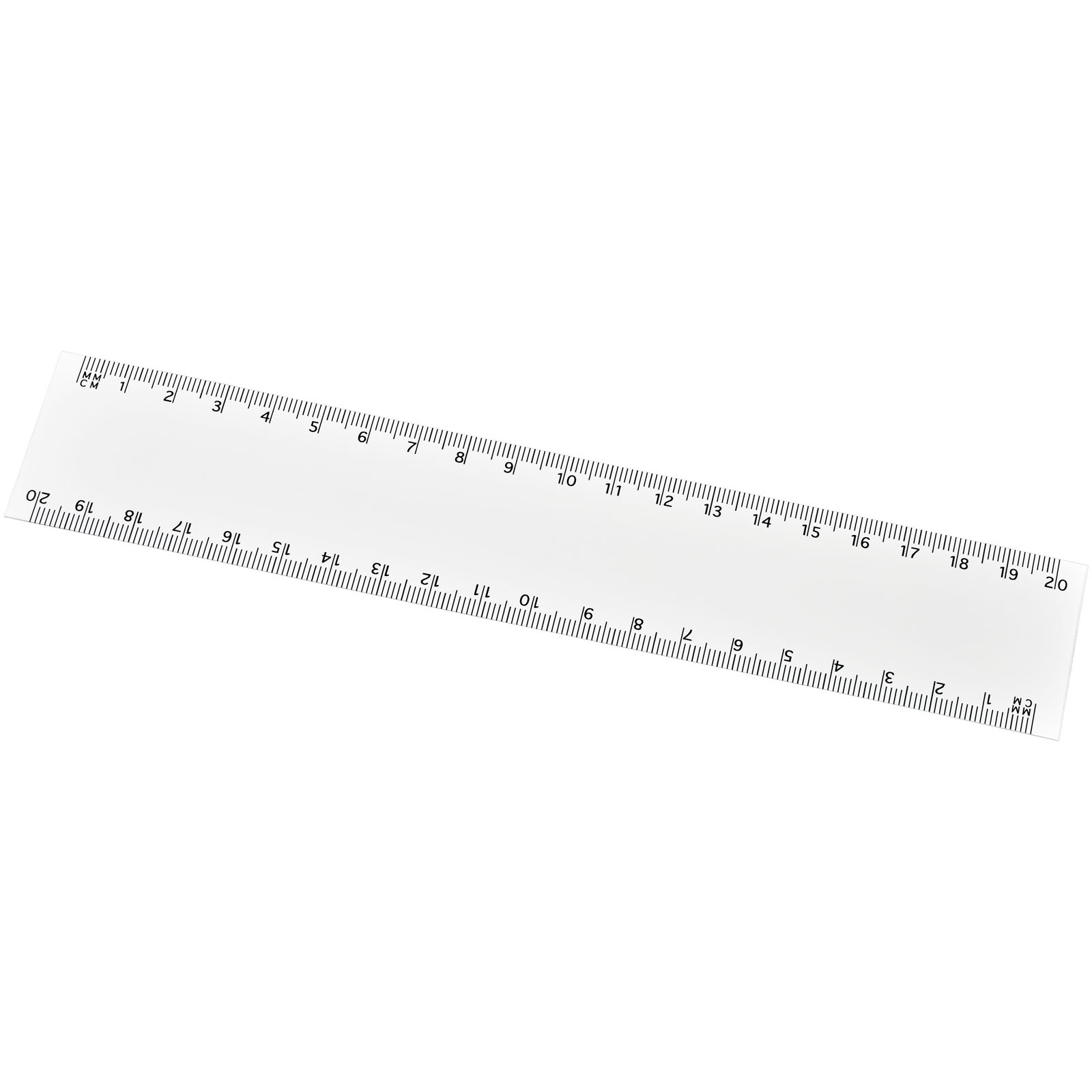 Advertising Desk Accessories - Arc 20 cm flexible ruler - 0