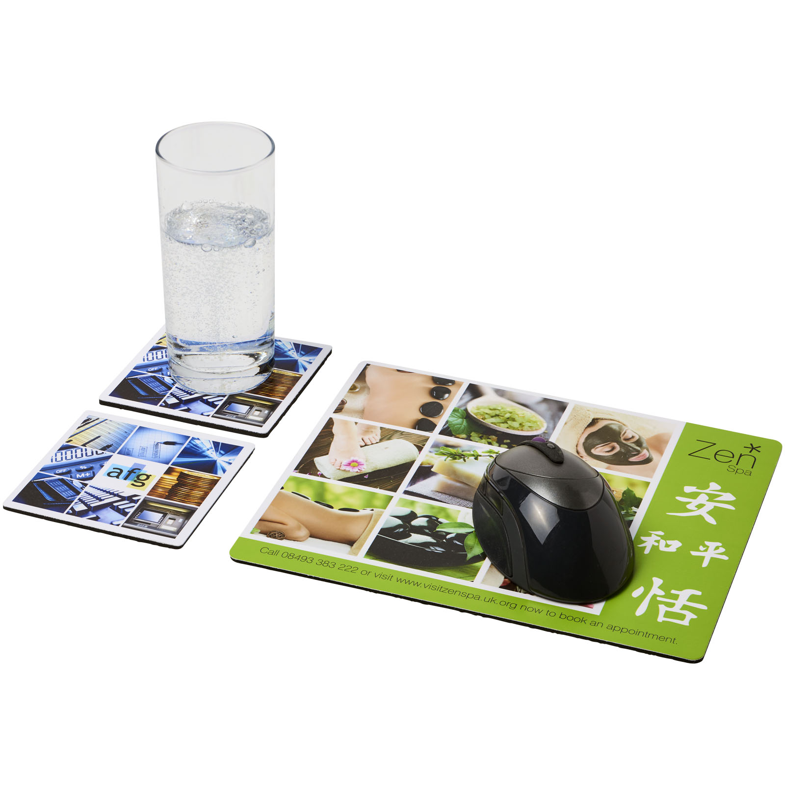 Technology - Q-Mat® mouse mat and coaster set combo 3