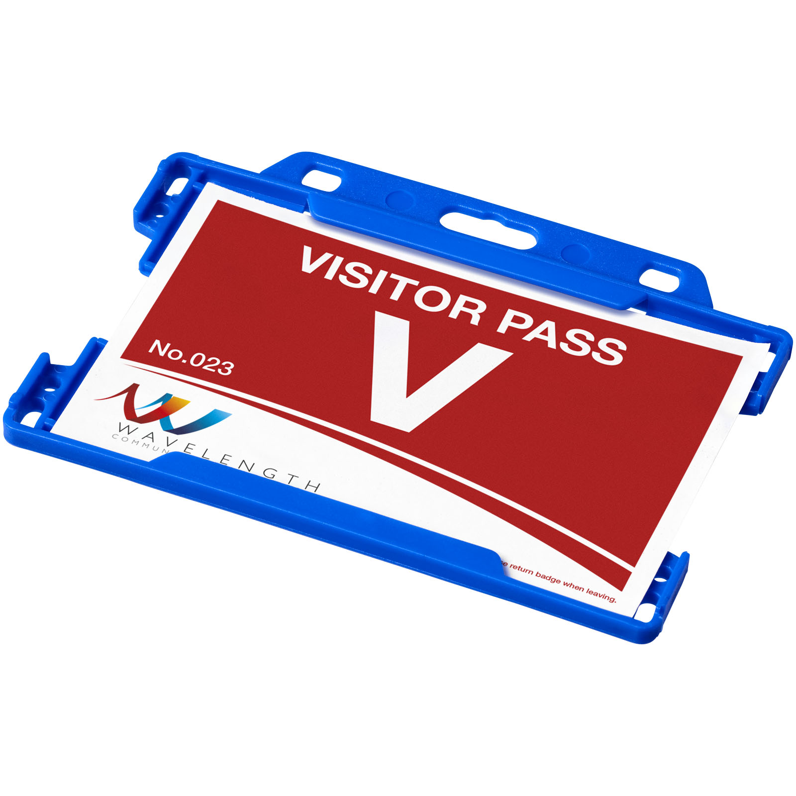 Porte-cartes professionnelles publicitaires - Porte-cartes Vega en plastique - 0