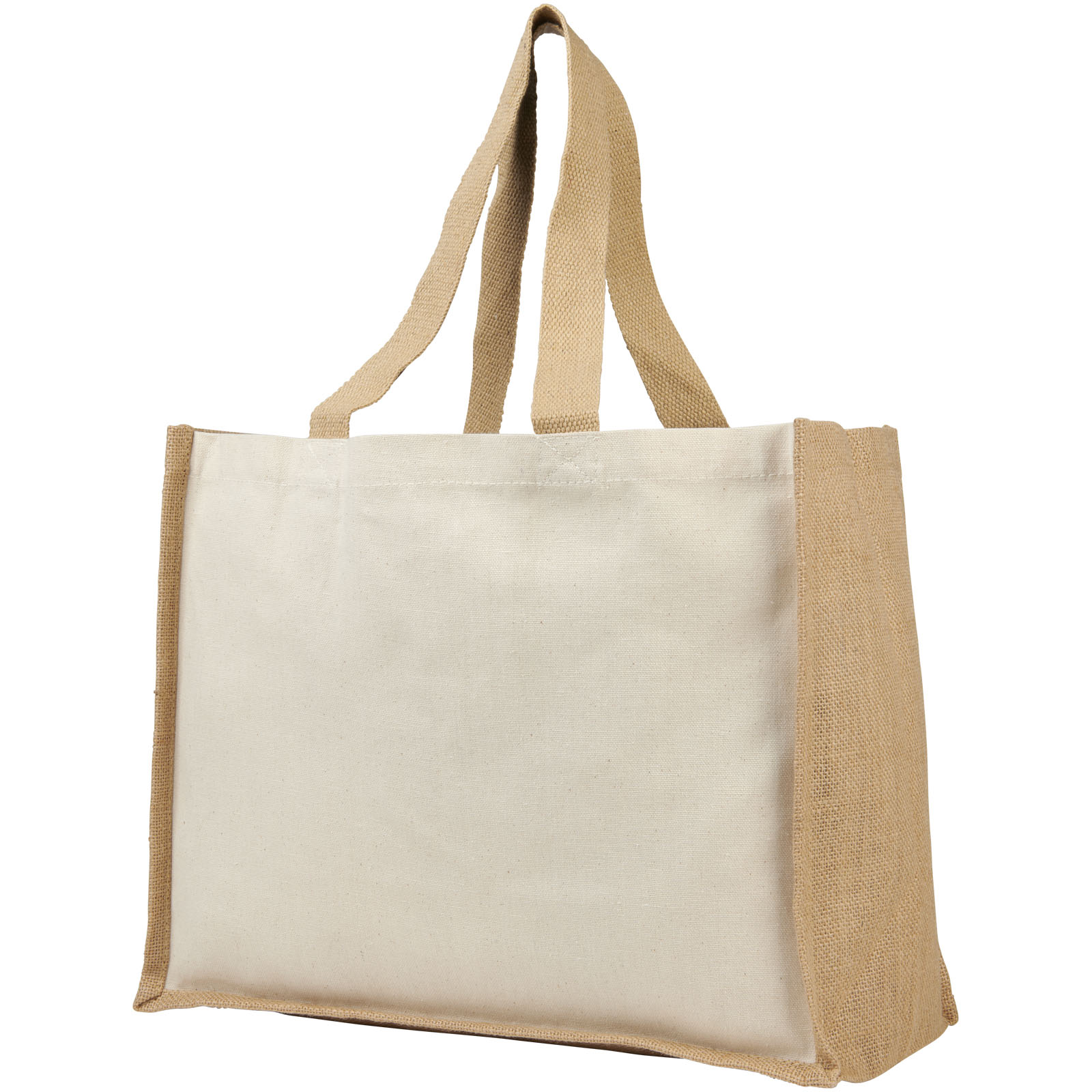 Advertising Shopping & Tote Bags - Varai 320 g/m² canvas and jute shopping tote bag 23L - 0