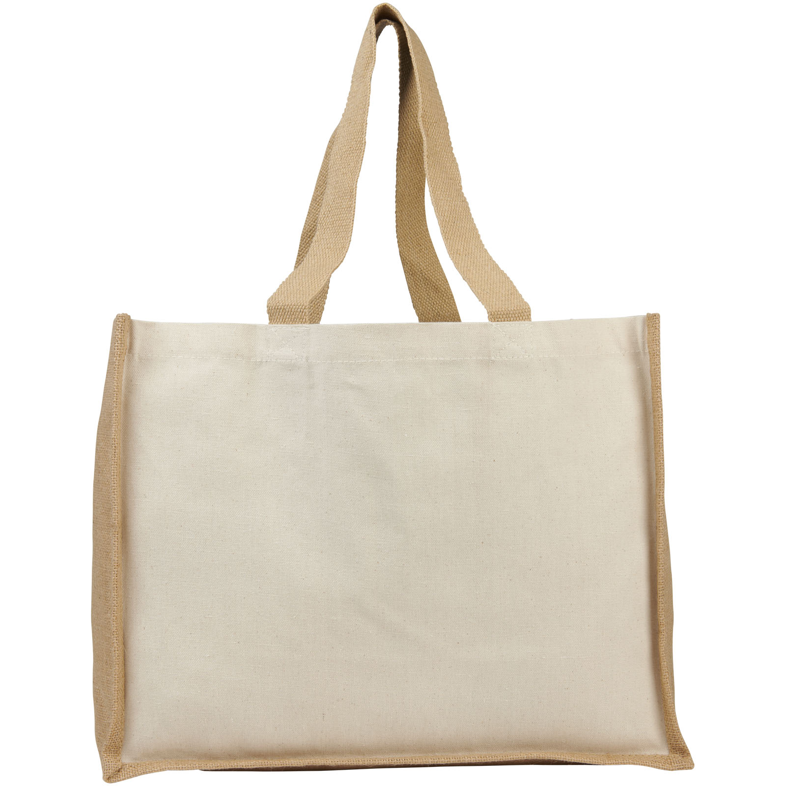 Sacs de shopping publicitaires - Sac Varai 320 g/m² en toile et jute 23L - 1