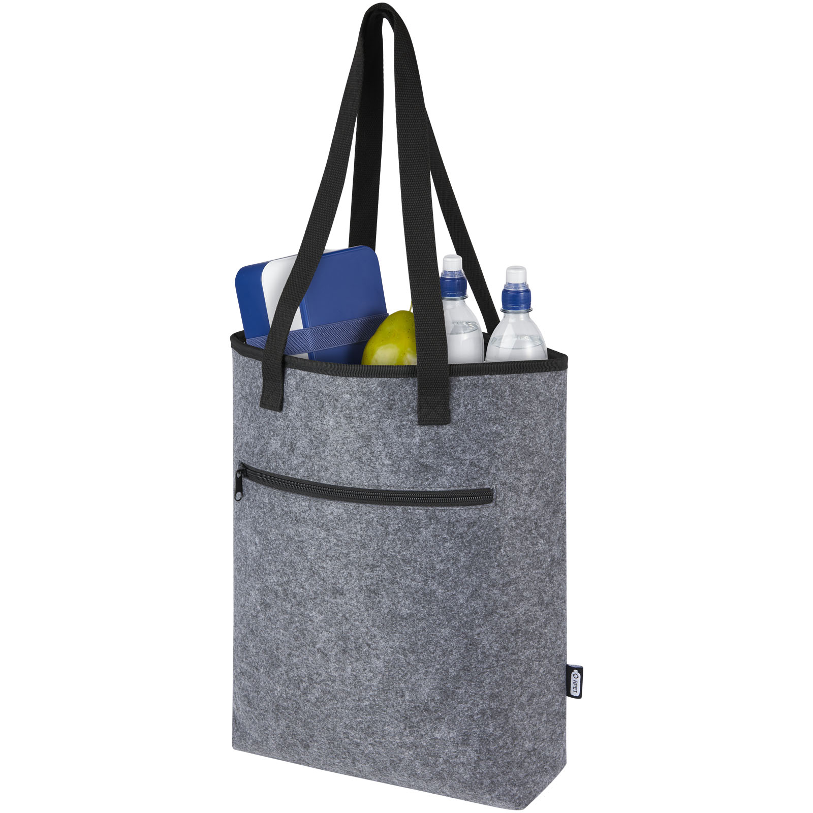 Advertising Cooler bags - Felta GRS recycled felt cooler tote bag 12L - 3