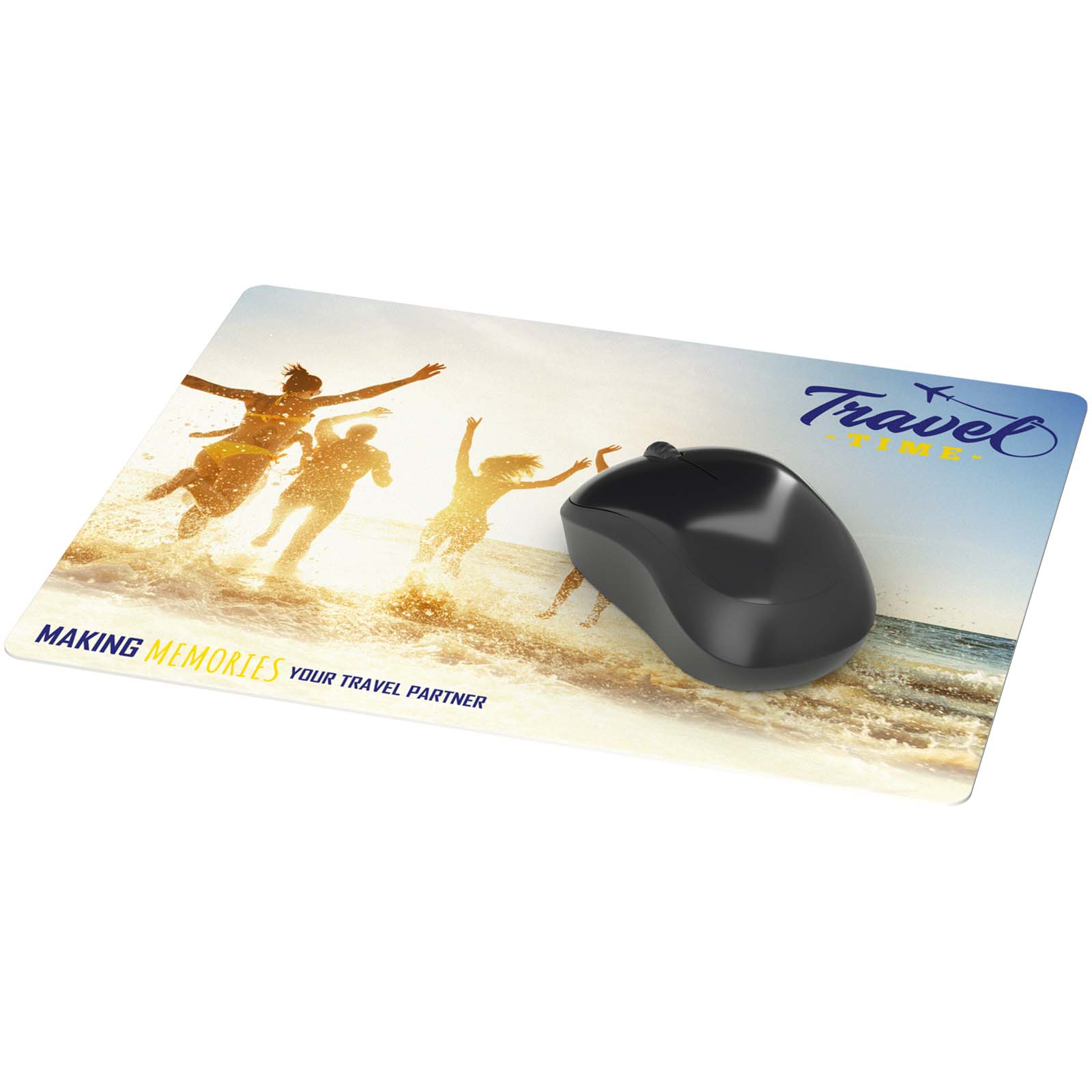 Accessoires pour ordinateur publicitaires - Tapis de souris Lumin avec impression en quadrichromie - 2