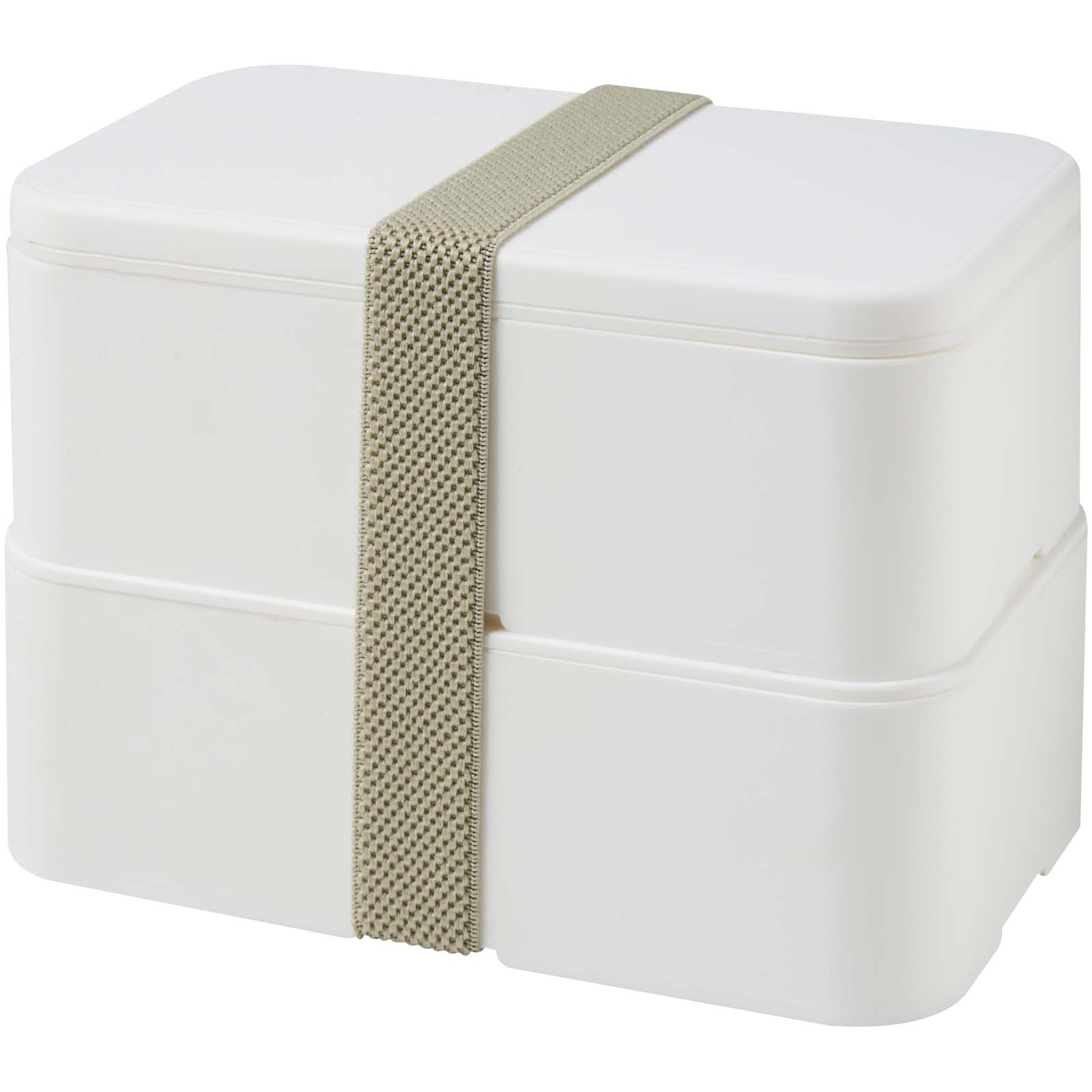 Boîtes-repas publicitaires - Boîte à lunch à double épaisseur de 700 + 700 ml MIYO POP