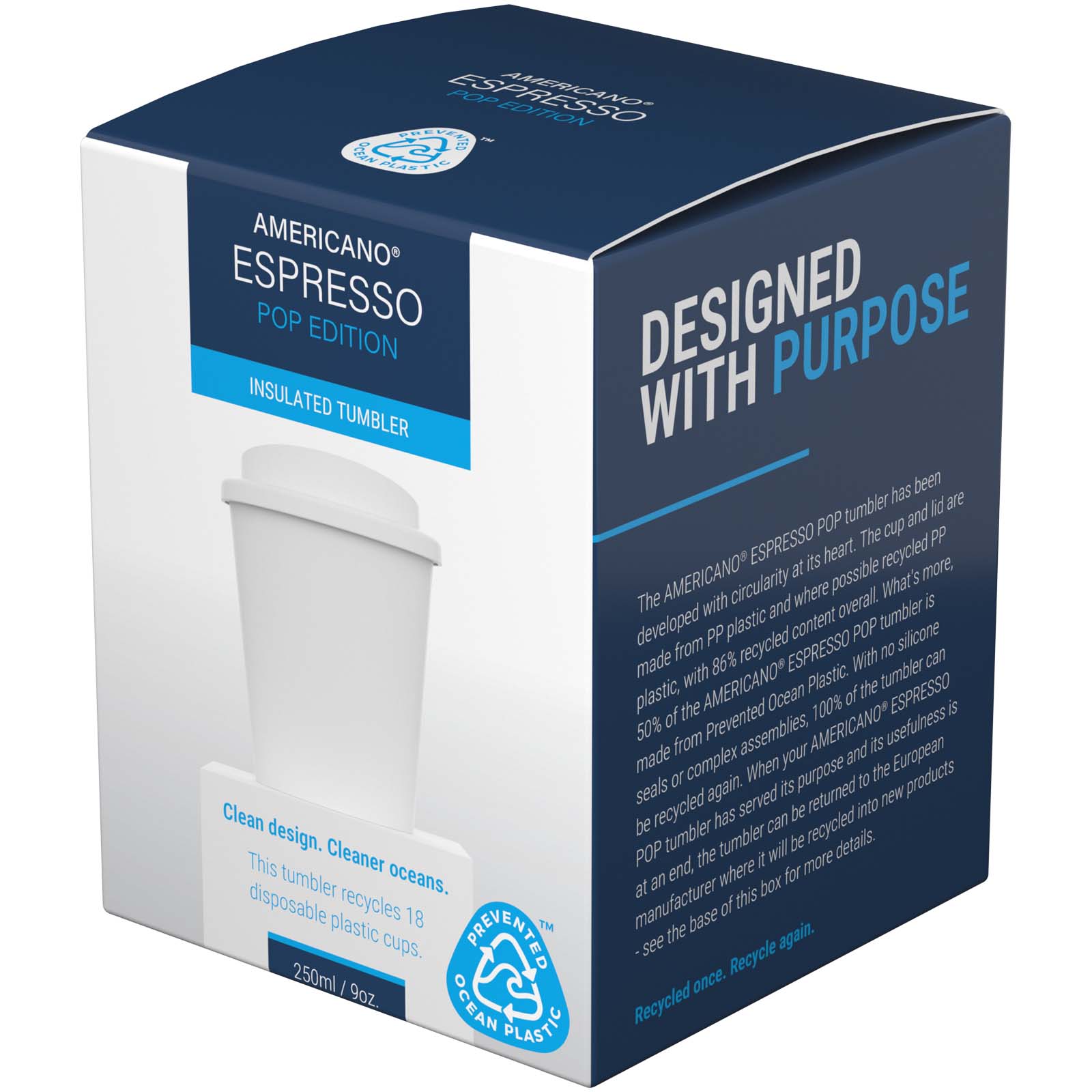Mugs isothermes publicitaires - Gobelet de 250 ml Americano® Espresso POP - 1