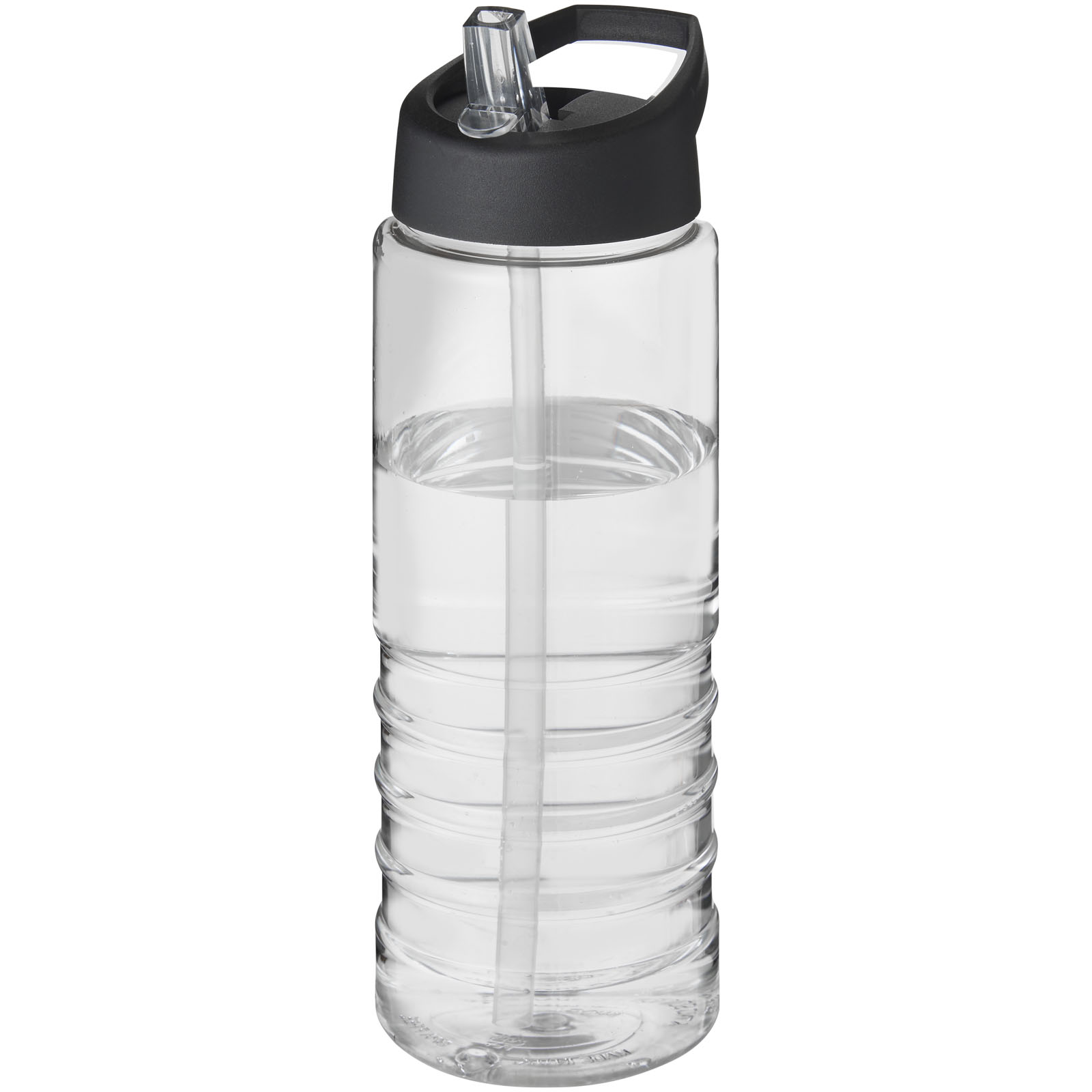 Sports bottles - H2O Active® Treble 750 ml spout lid sport bottle