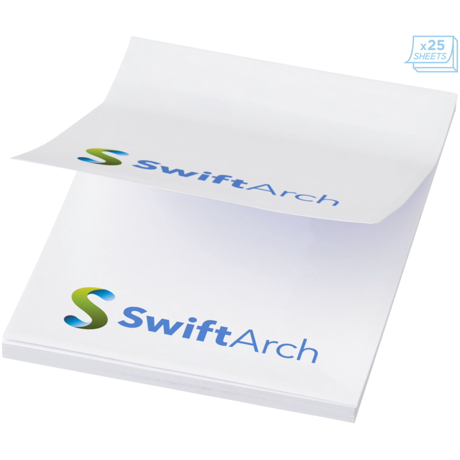 Advertising Sticky Notes - Sticky-Mate® A8 sticky notes 50x75mm - 2