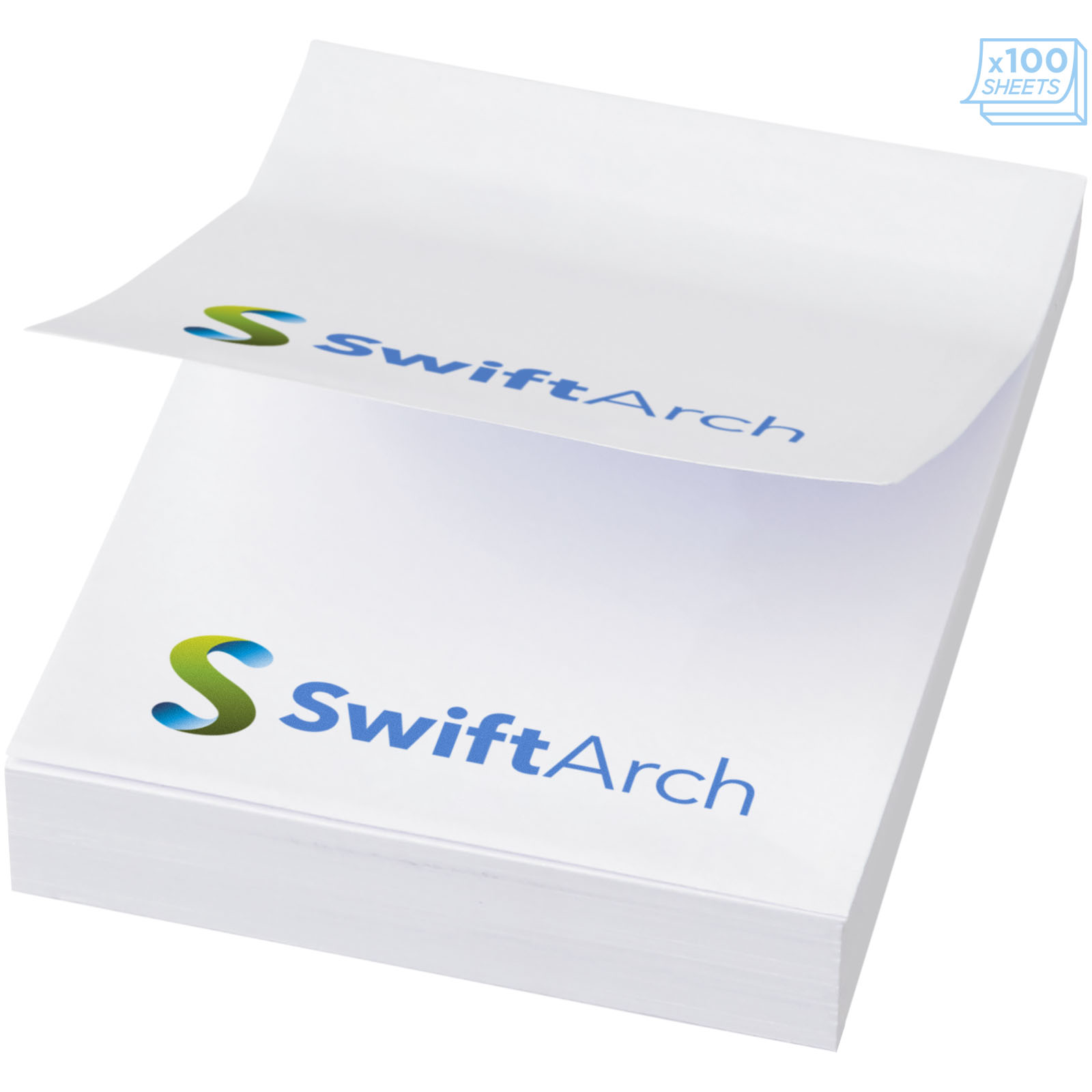 Advertising Sticky Notes - Sticky-Mate® A8 sticky notes 50x75mm - 3