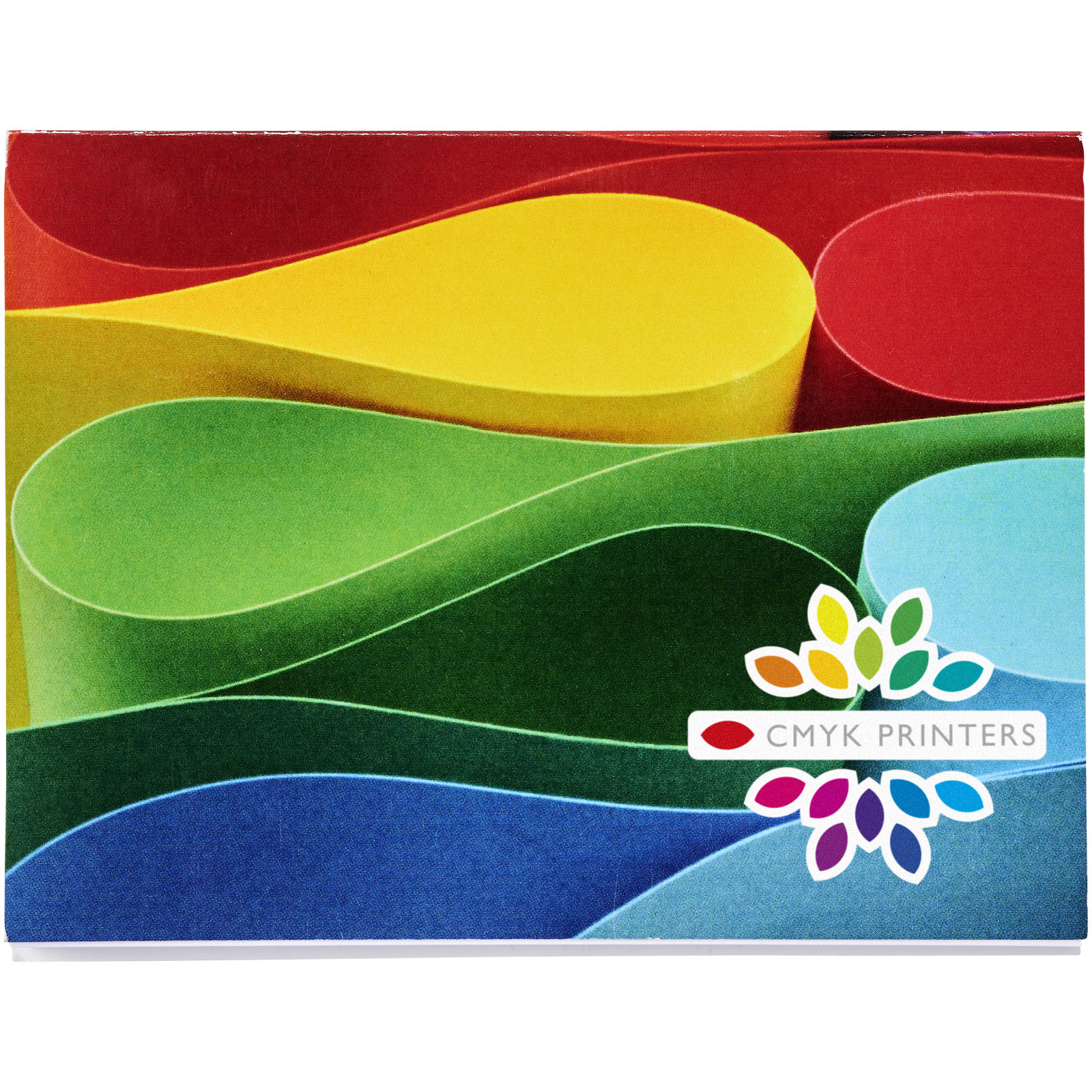 Notes adhésives publicitaires - Post-its Sticky-Mate® avec couverture souple A7 100 x 75mm - 1