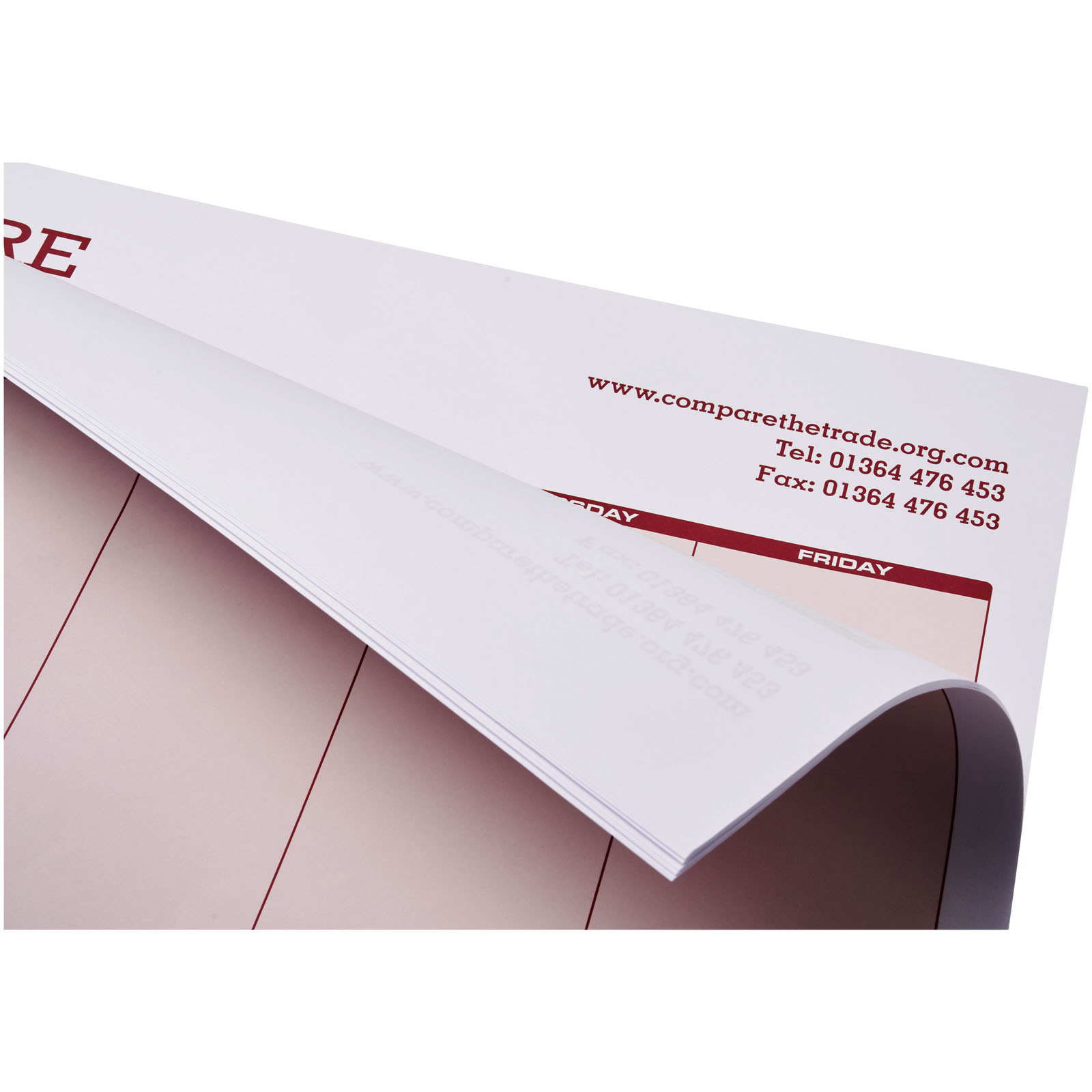 Advertising Desk pads - Desk-Mate® A3 notepad - 3