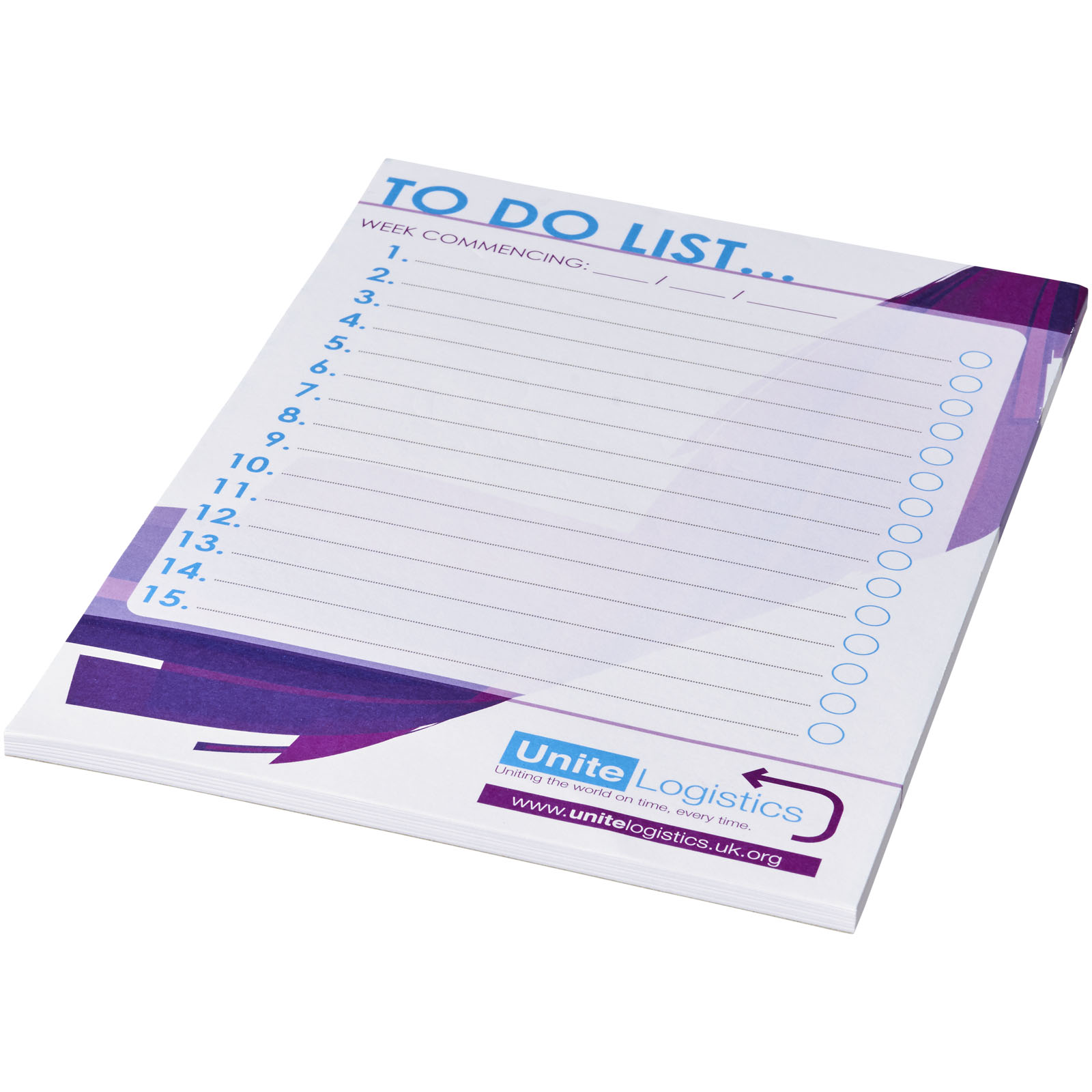 Advertising Notepads - Desk-Mate® A5 notepad - 0