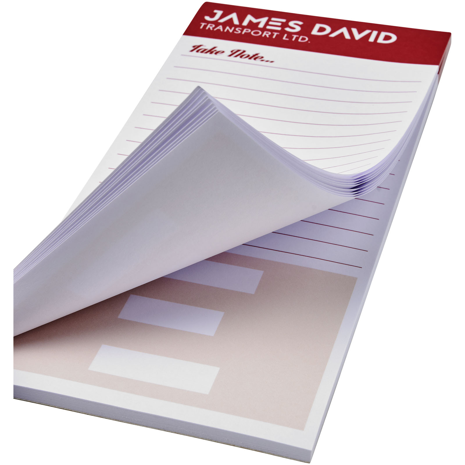 Advertising Notepads - Desk-Mate® 1/3 A4 notepad - 2
