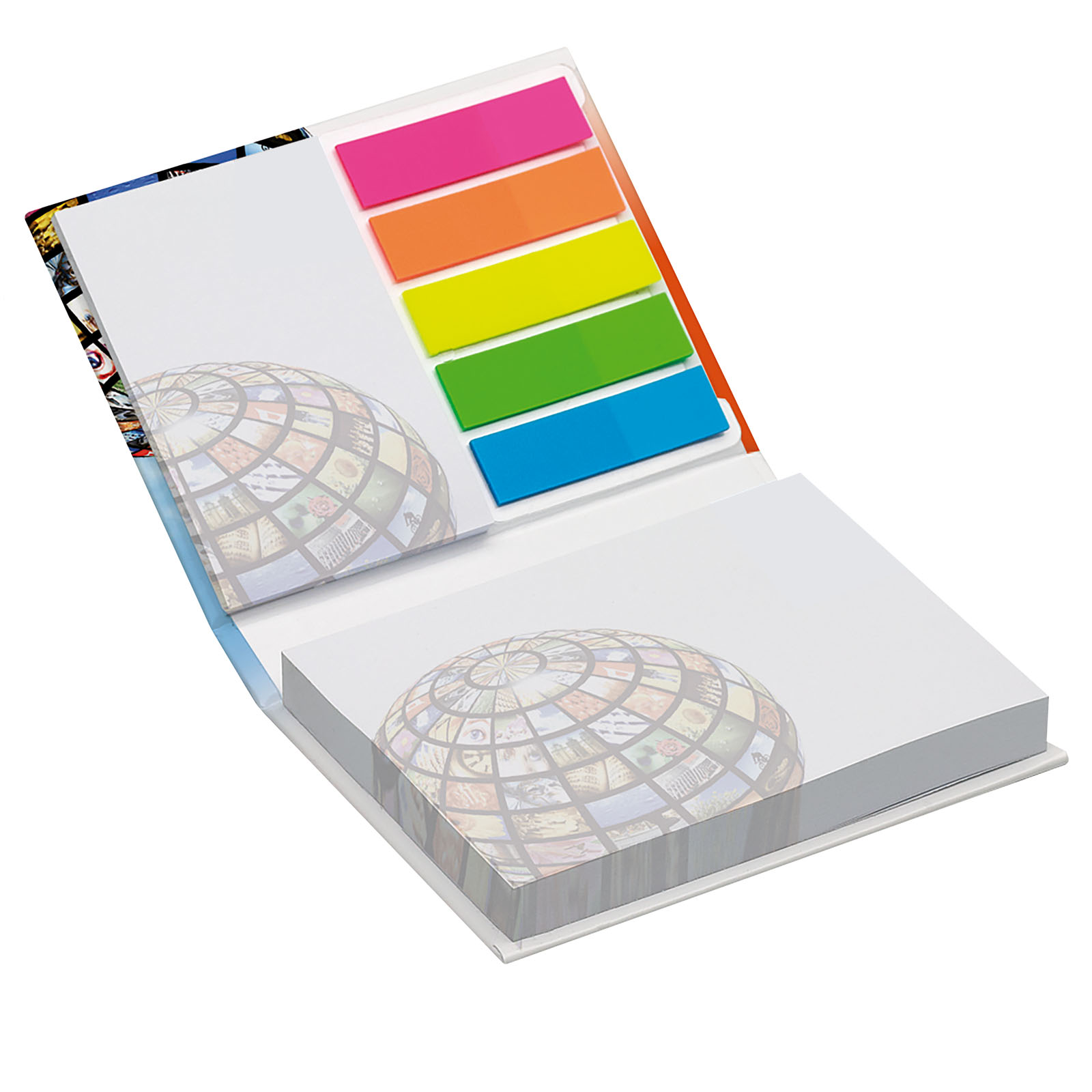 Advertising Sticky Notes - Combi notes page marker set hard cover - 2
