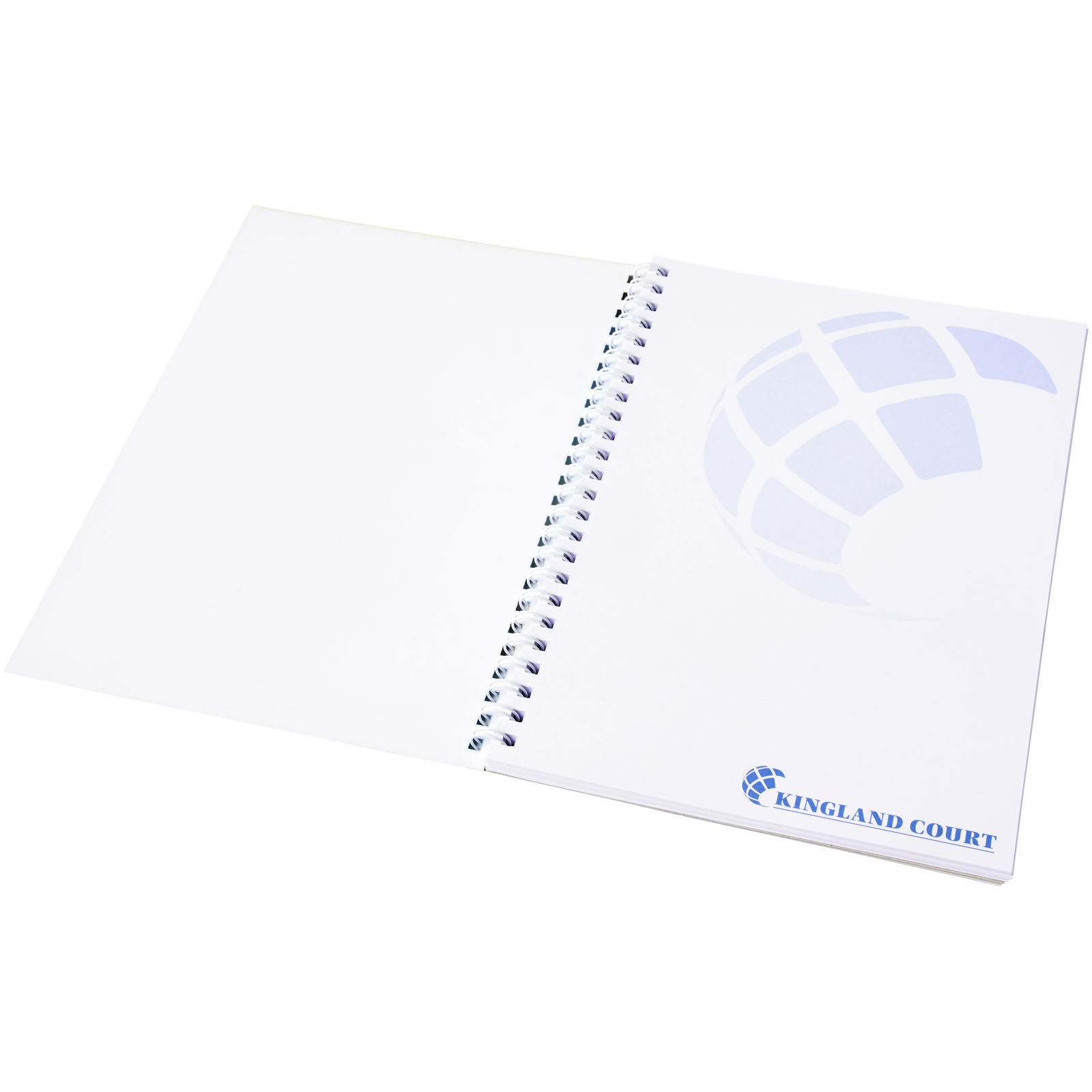 Carnet de notes publicitaires - Cahier Desk-Mate® A5 à spirales avec couverture polypropylène - 3