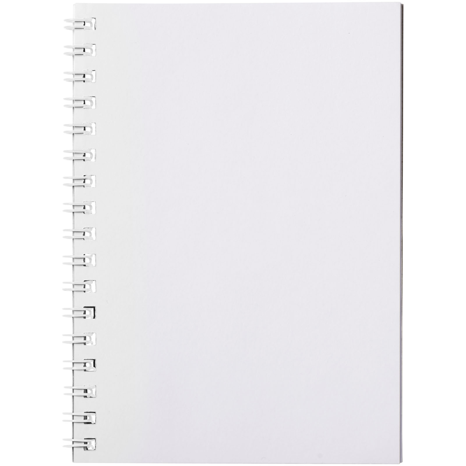 Advertising Notebooks - Desk-Mate® spiral A6 notebook PP cover - 1