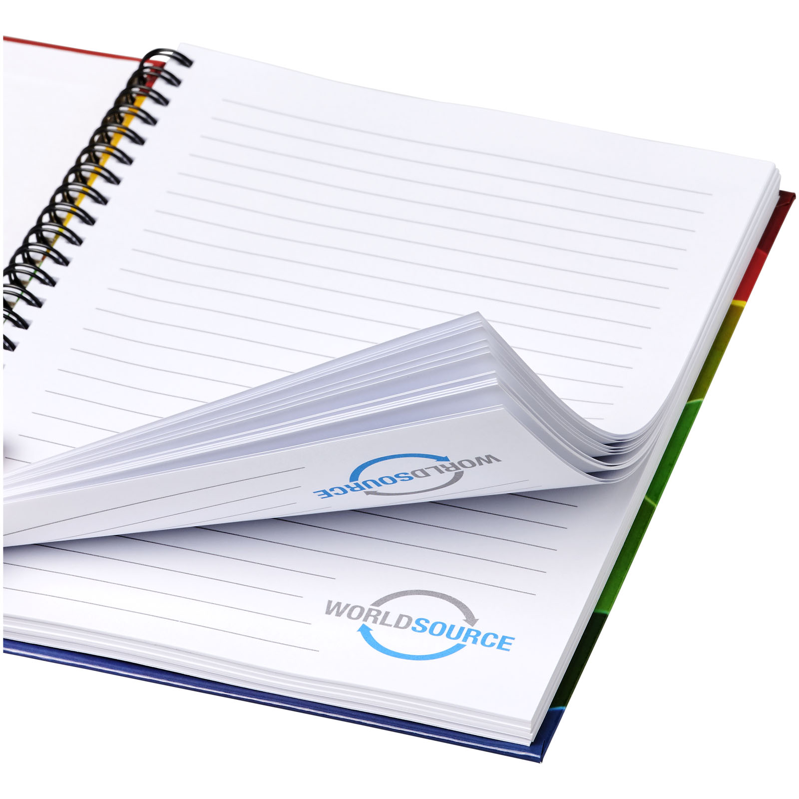 Carnet de notes publicitaires - Carnet Wire-o A4 avec couverture rigide - 4